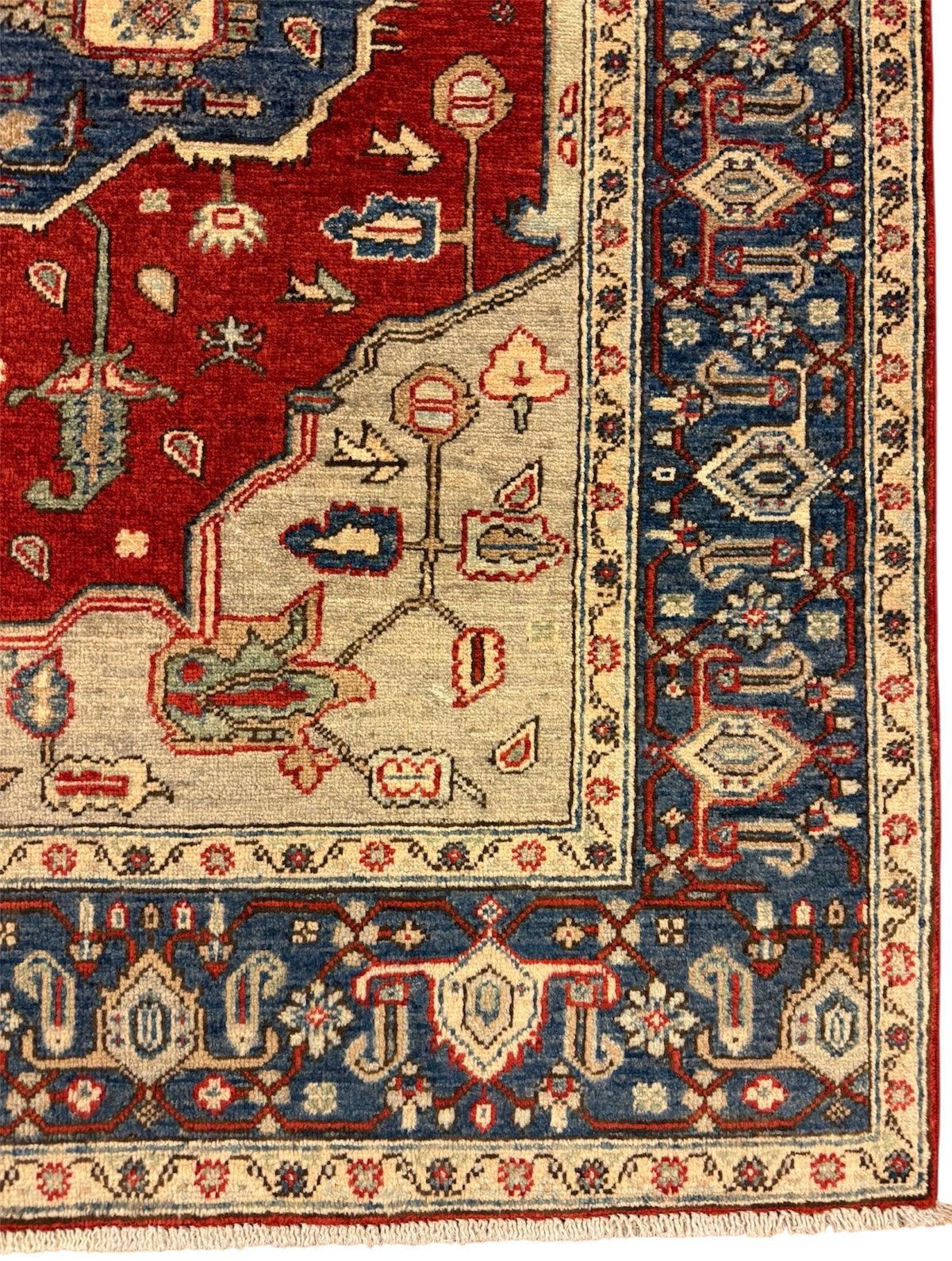 Afghaans Heriz Tapijt Handgeknoopt 149 X 202 CM