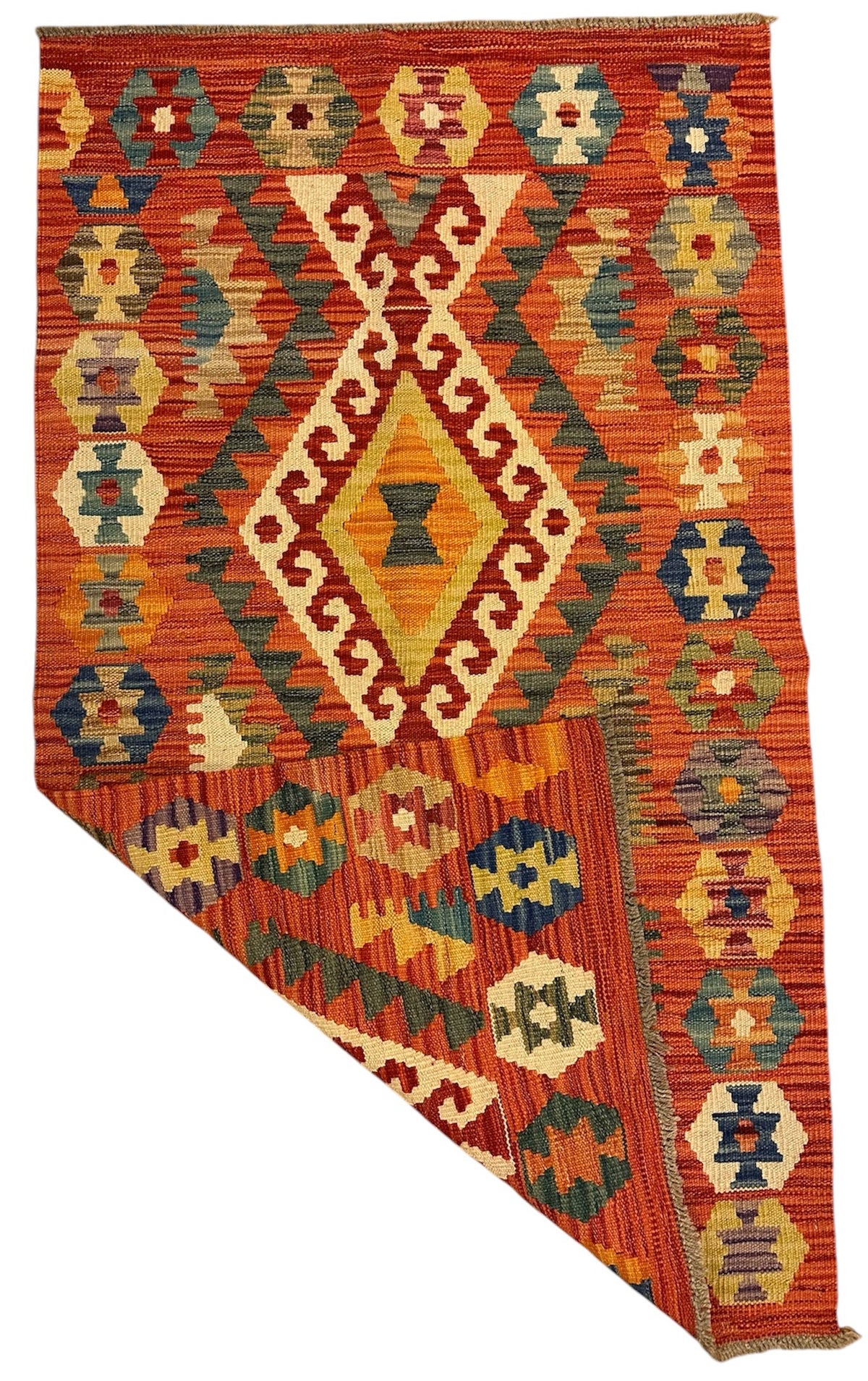 Afghaanse Handgeweven Kelim 83 X 143 CM