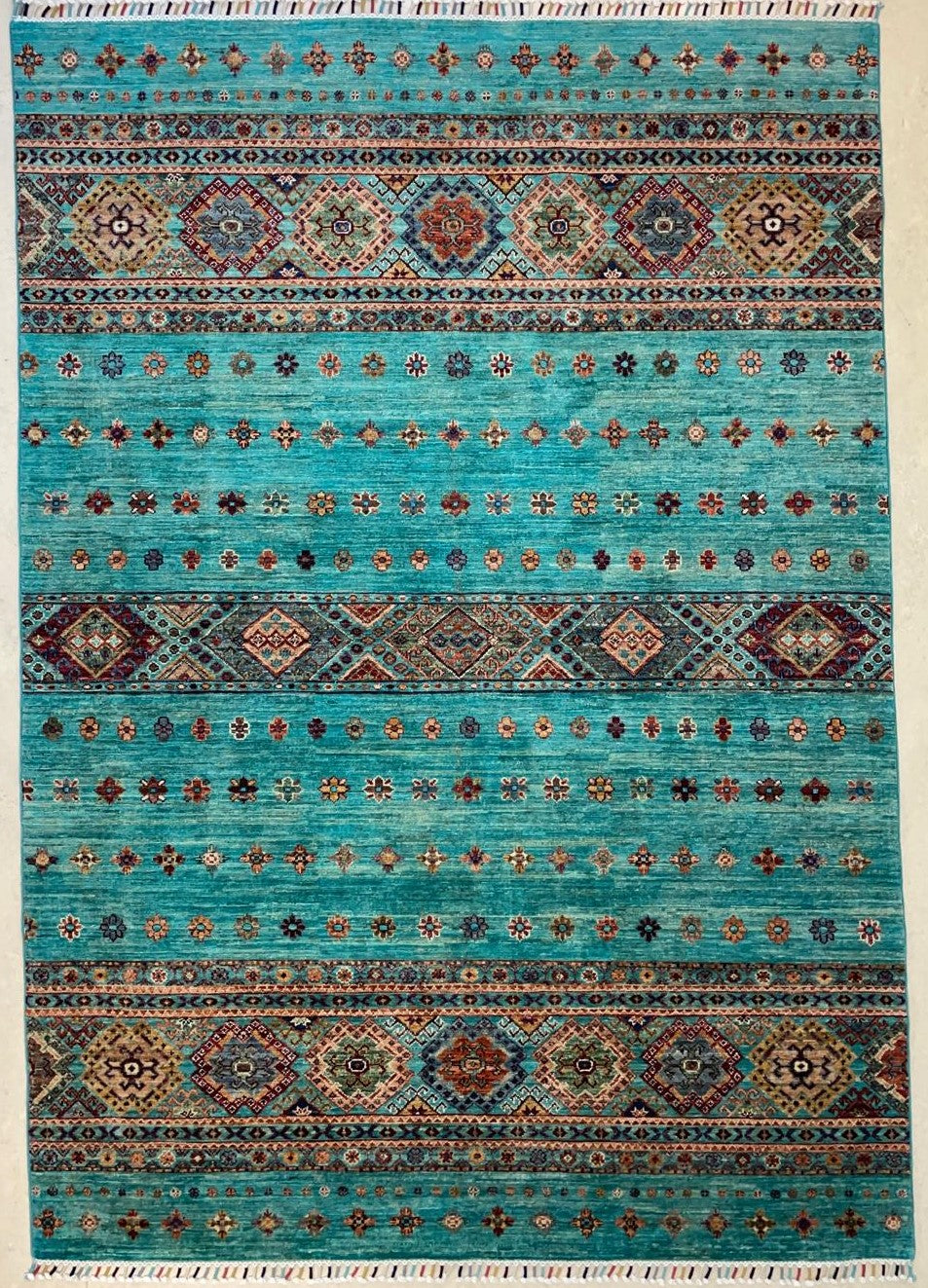 Afghaanse Khorjin Tapijt 178 X 249 CM Handgeknoopt Wol