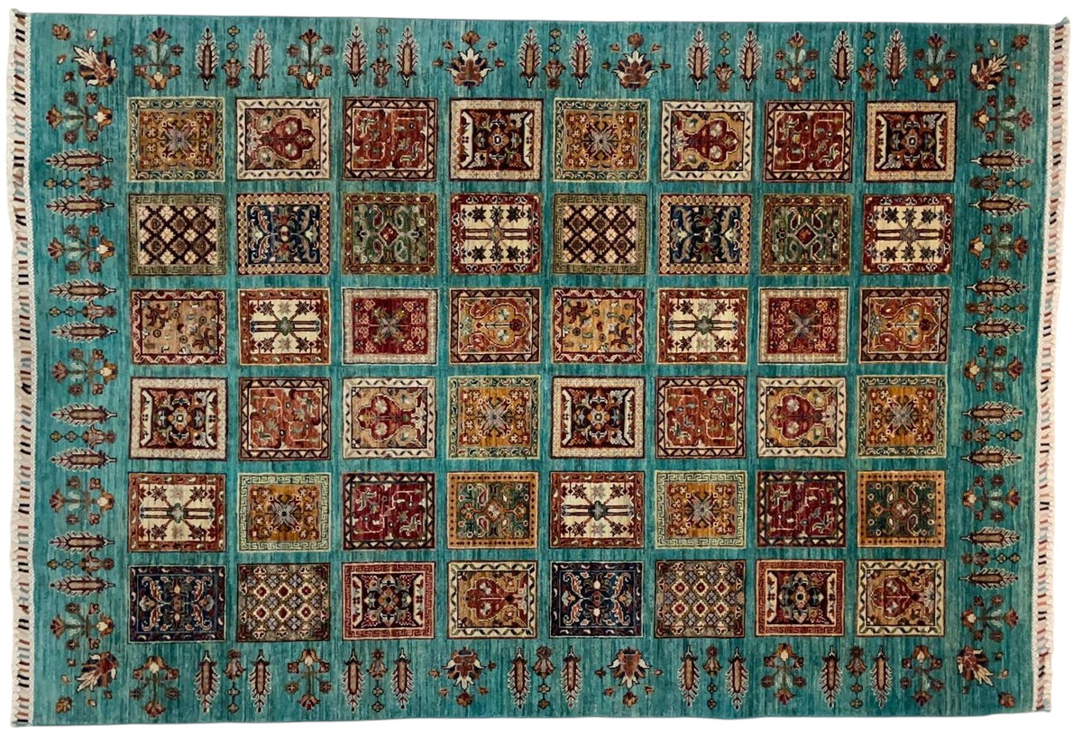 Gabbeh Bakhtiari 174 X 248 CM Handgeknoopt Vloerkleed
