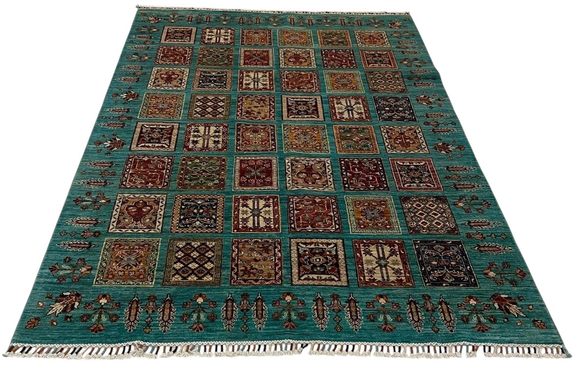 Gabbeh Bakhtiari 174 X 248 CM Handgeknoopt Vloerkleed