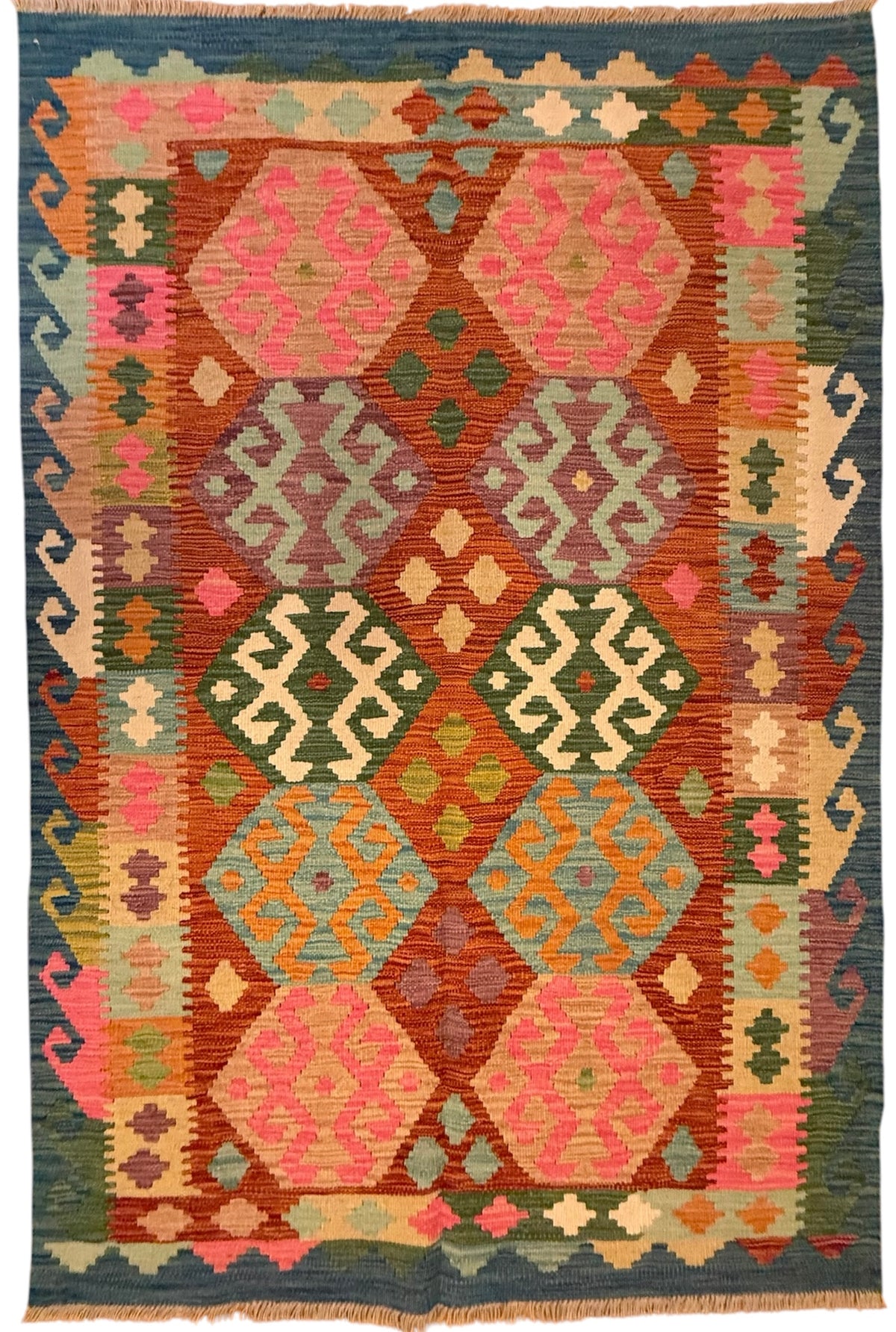Afghaanse Kelim 125 X 188 CM Handgeweven
