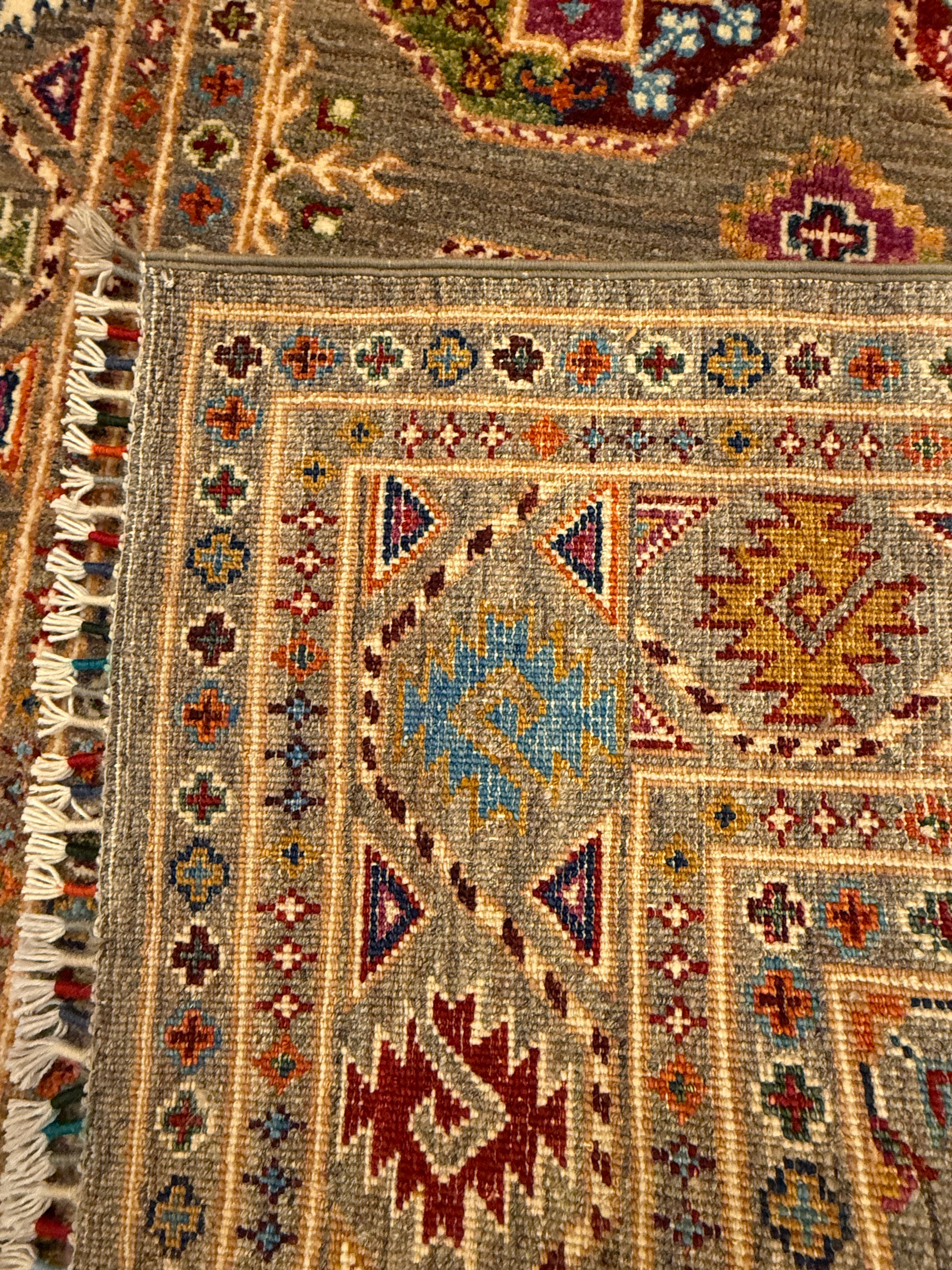 Handgeknoopt Super Kazak Tapijt 120 X 180 CM