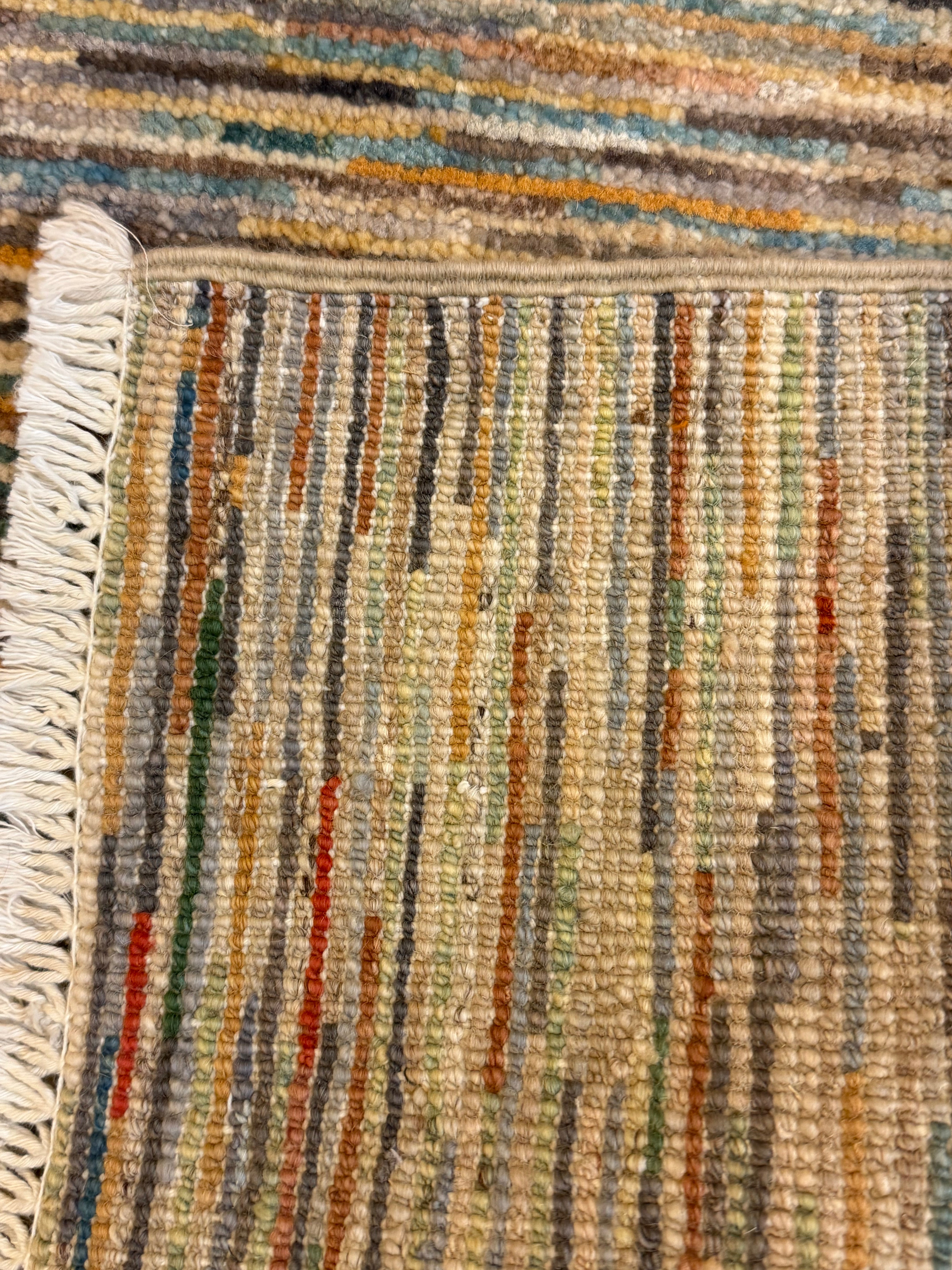 Afghaans Handgeknoopt Line Gabbeh 63 X 91 CM