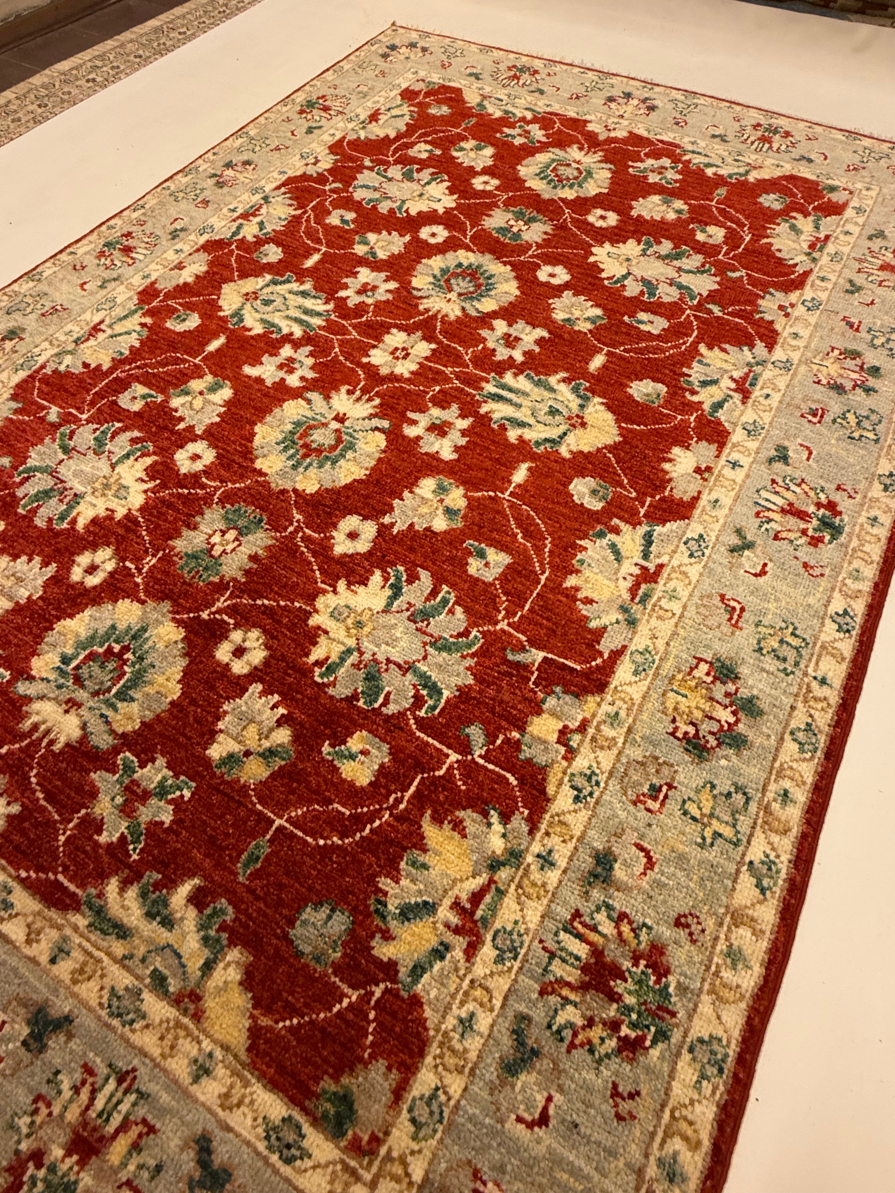 Handgeknoopt Ziegler Tapijt 122 X 180 CM