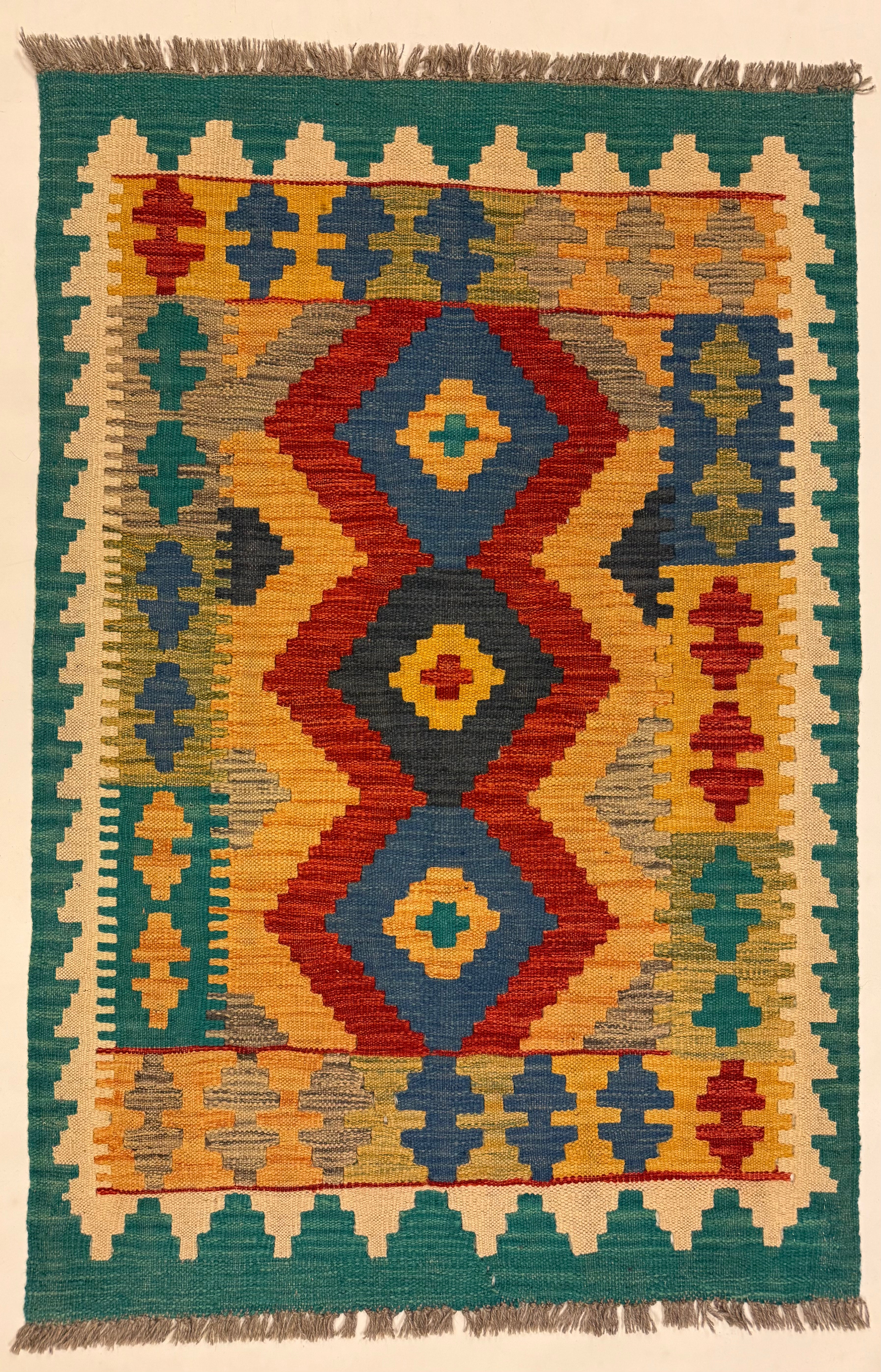 Afghaanse Kelim Handgeweven 82 X 124 CM