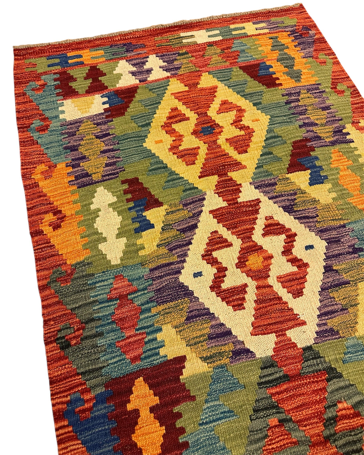 Handgeweven Kelim 82 X 146 CM