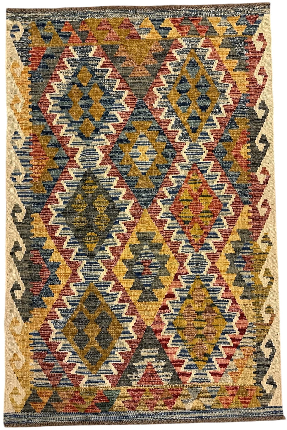Handgeweven Afghaanse Kelim 99 X 152 CM
