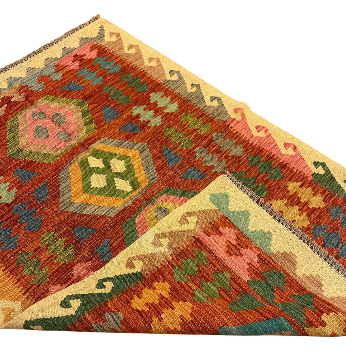 Afghaanse Kelim 96 X 146 CM Handgeweven