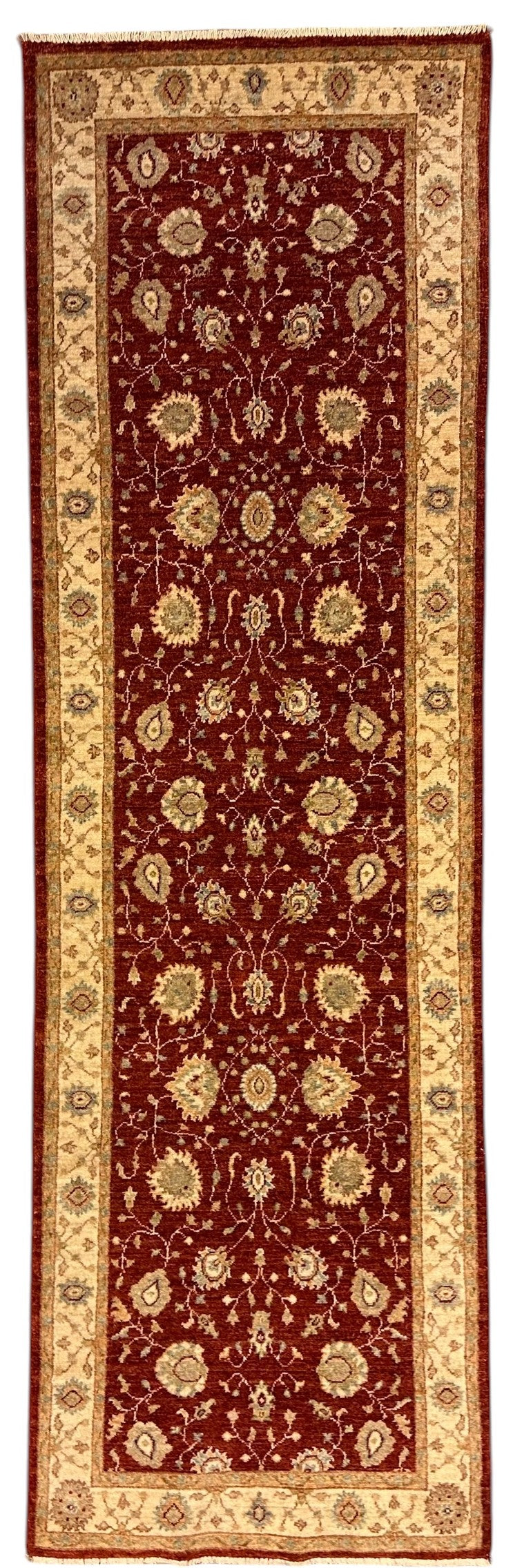Afghaans Ziegler Loper 77 X 257 CM Handgeknoopt