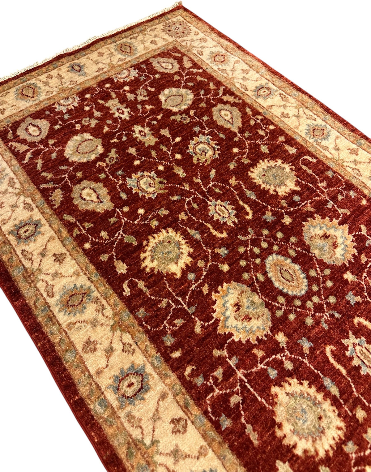 Afghaans Ziegler Loper 77 X 257 CM Handgeknoopt