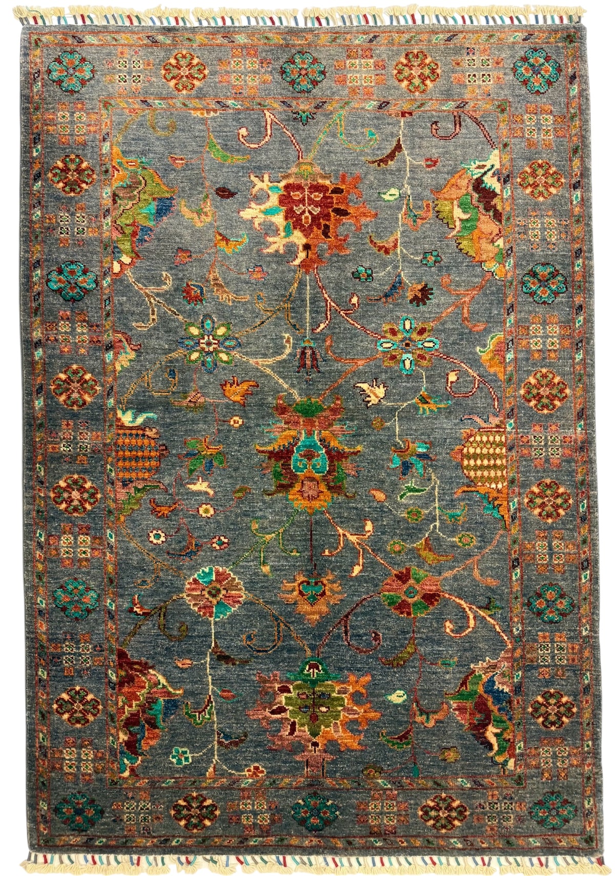 Handgeknoopt Afghaanse Sultani Tapijt 106 X 155 CM