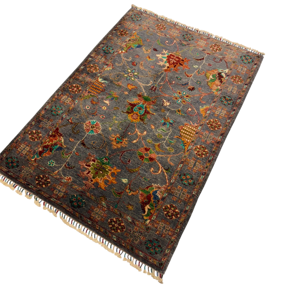 Handgeknoopt Afghaanse Sultani Tapijt 106 X 155 CM