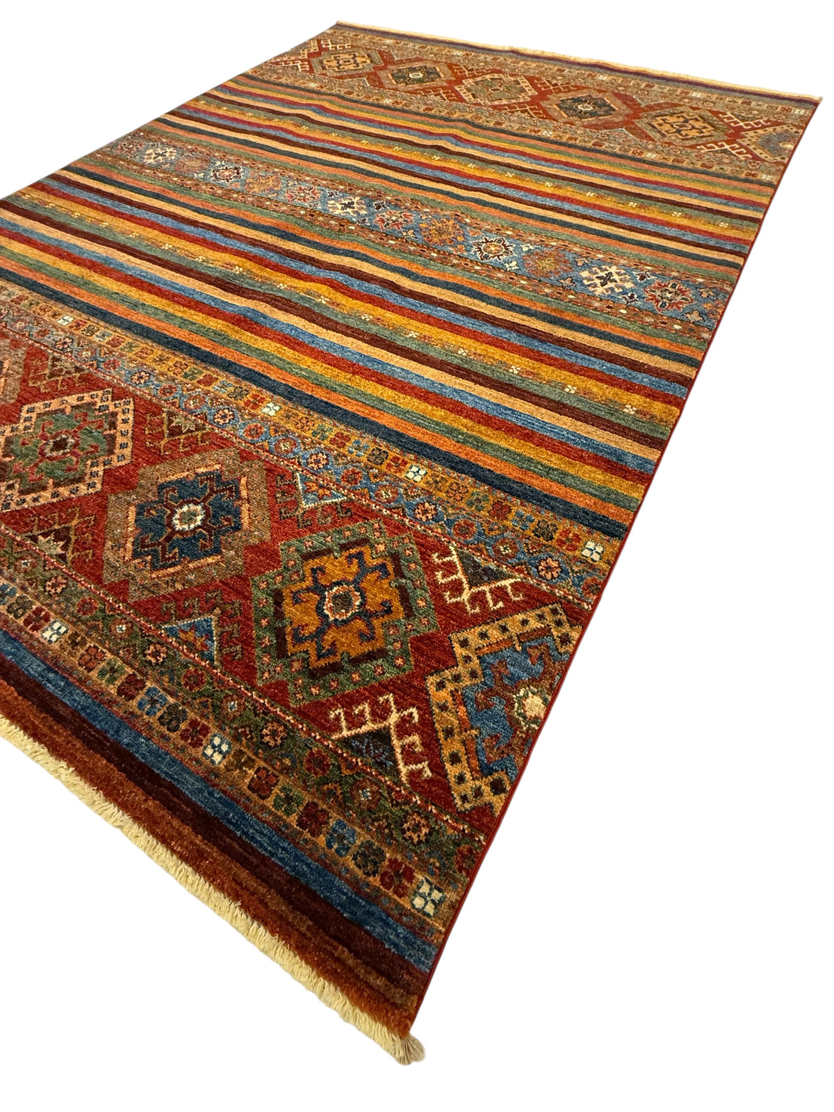 Afghaanse Handgeknoopt Khorjin Tapijt 148 X 201 CM