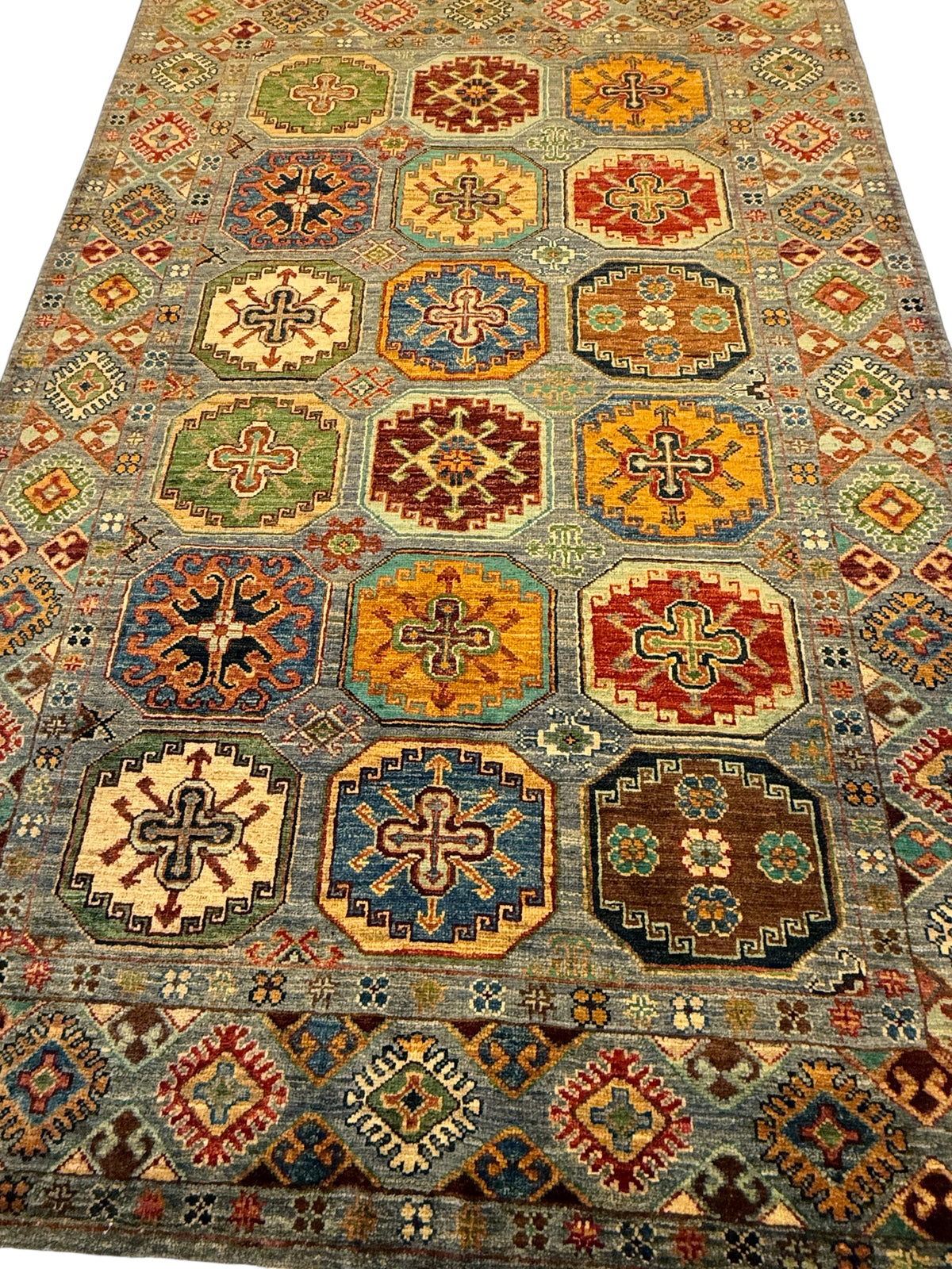 Afghaans Samarkand Tapijt 126 X 189 CM Handgeknoopt
