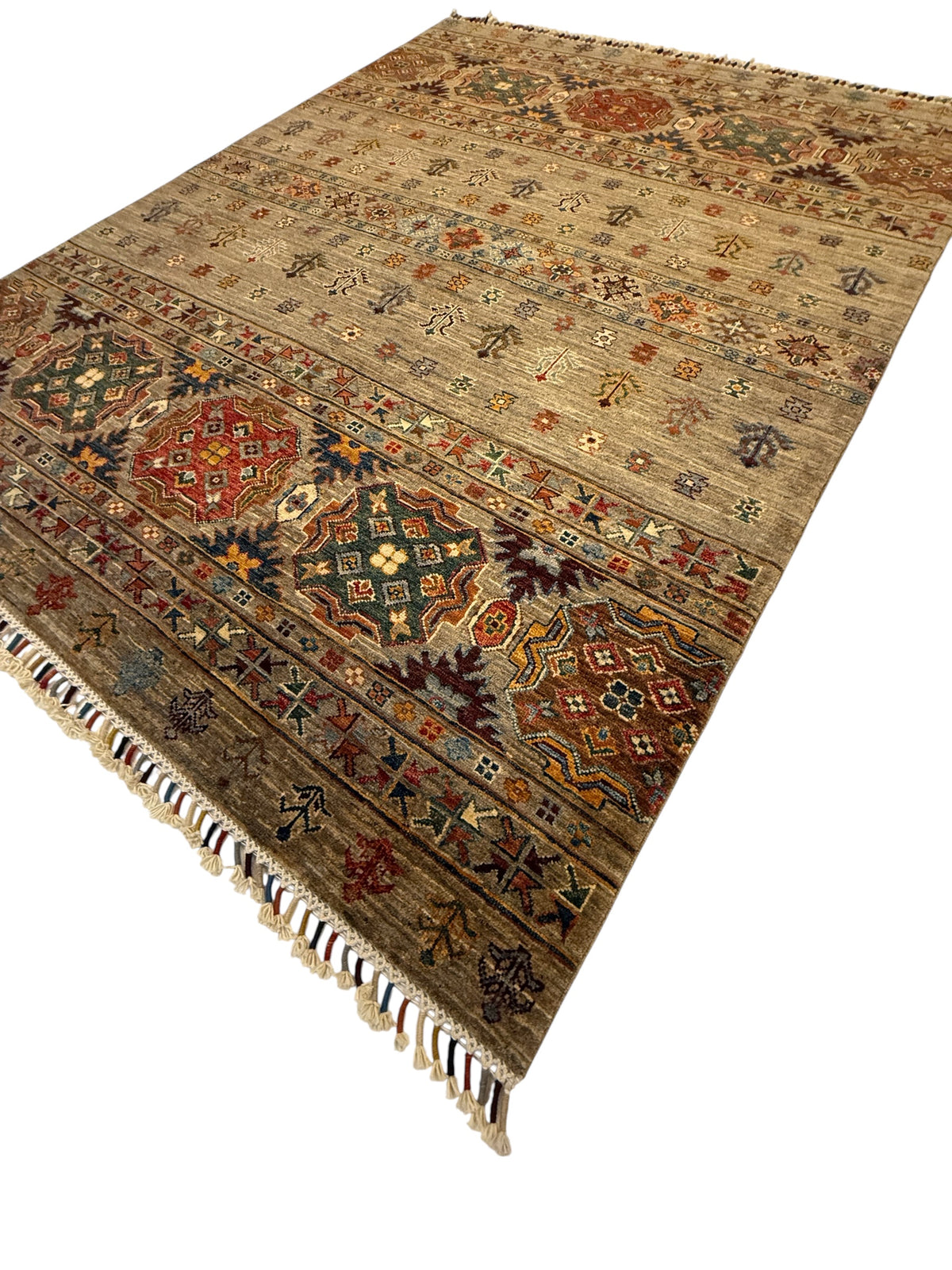 Afghaans Khorjin Tapijt 156 X 202 CM Handgemaakt