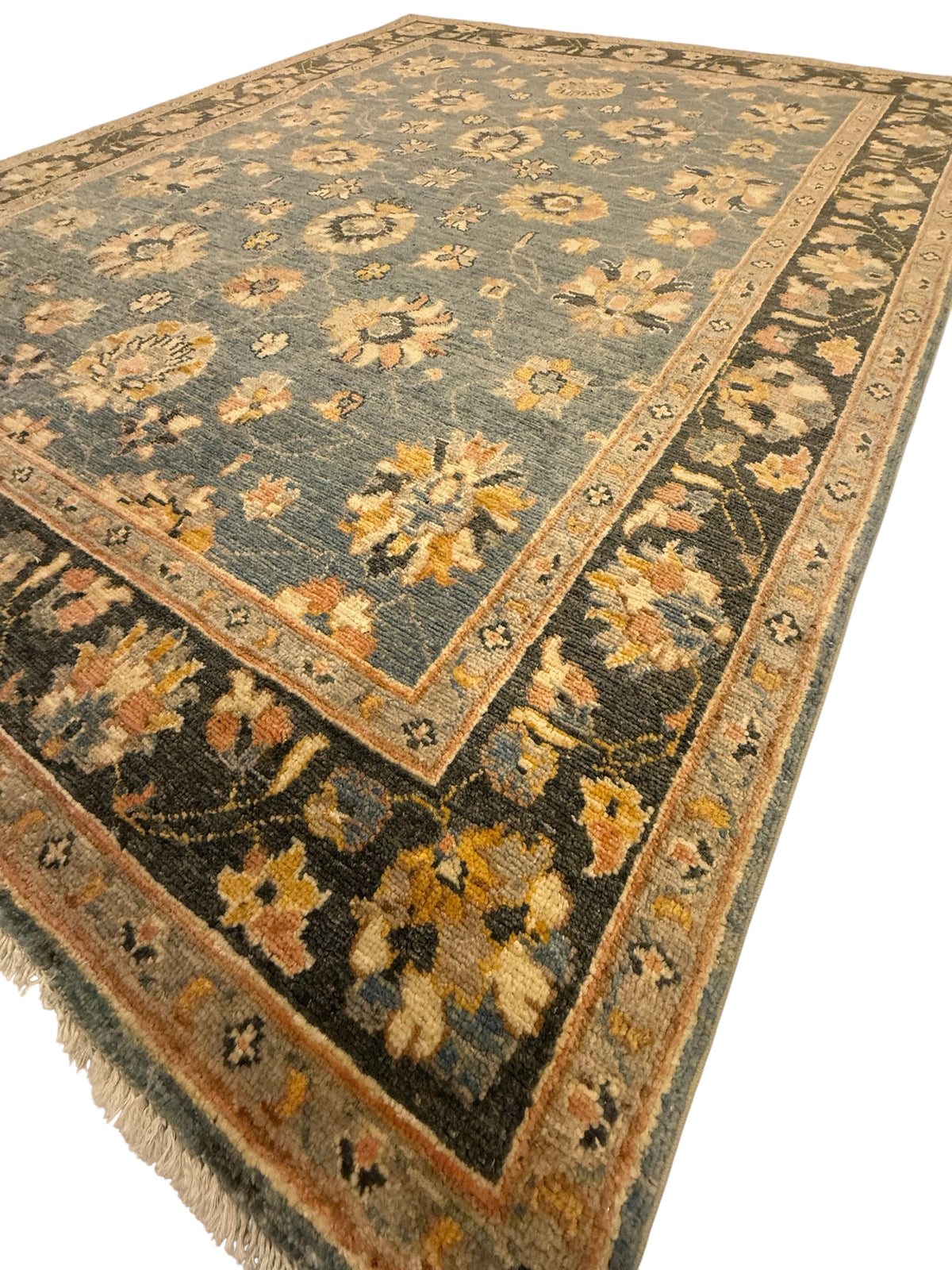 Afghaans Ziegler Tapijt 148 X 196 CM Handgeknoopt