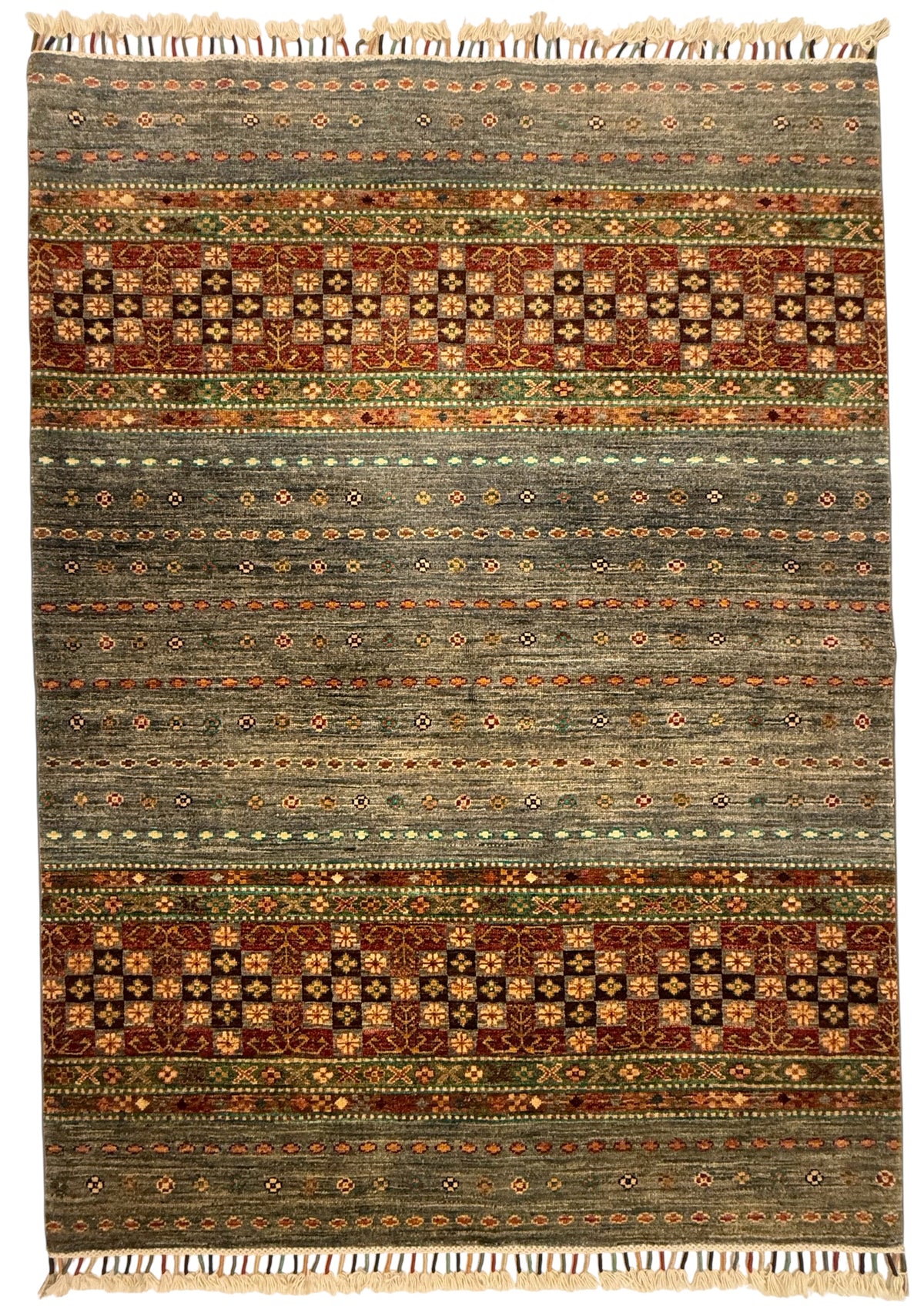 Moderne Khorjin Tapijt 127 X 176 CM Handgeknoopt