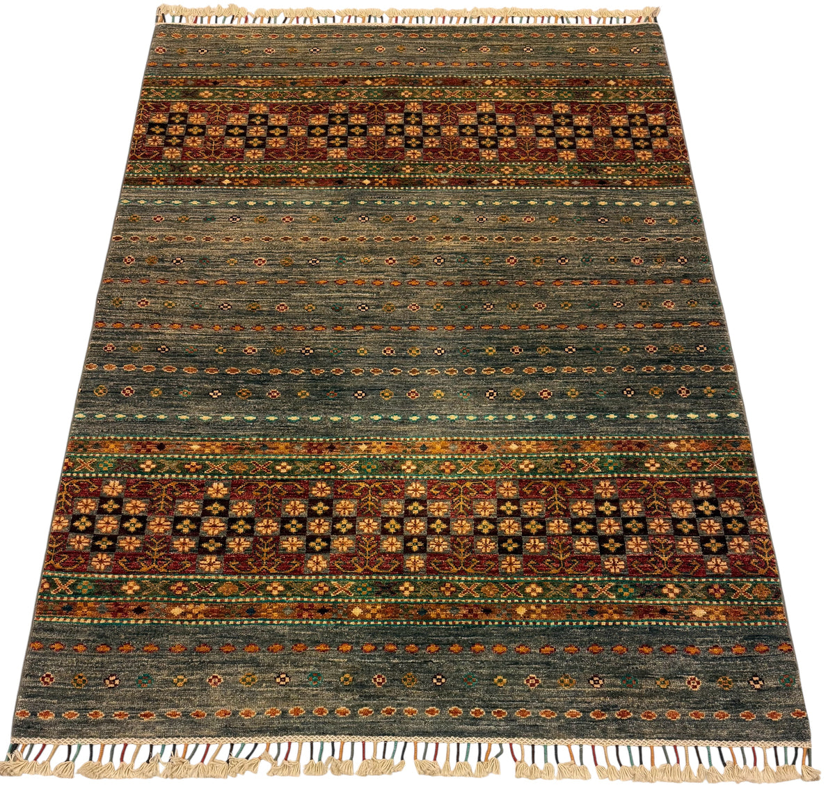 Moderne Khorjin Tapijt 127 X 176 CM Handgeknoopt