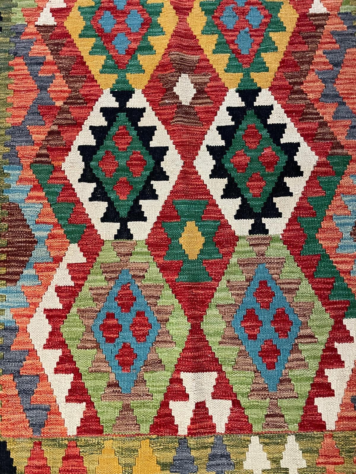 Afghaanse Kelim 101 X 148 CM Handgeweven