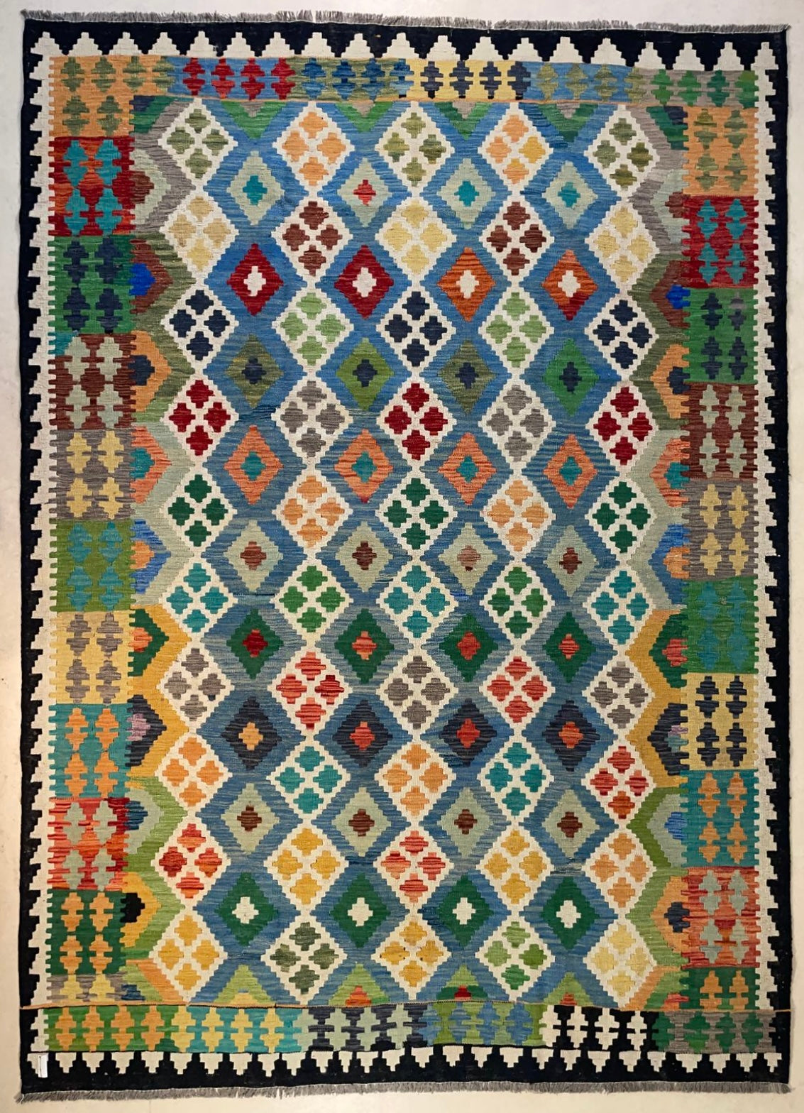 Afghaanse Kelim 200 X 291 CM Handgeweven