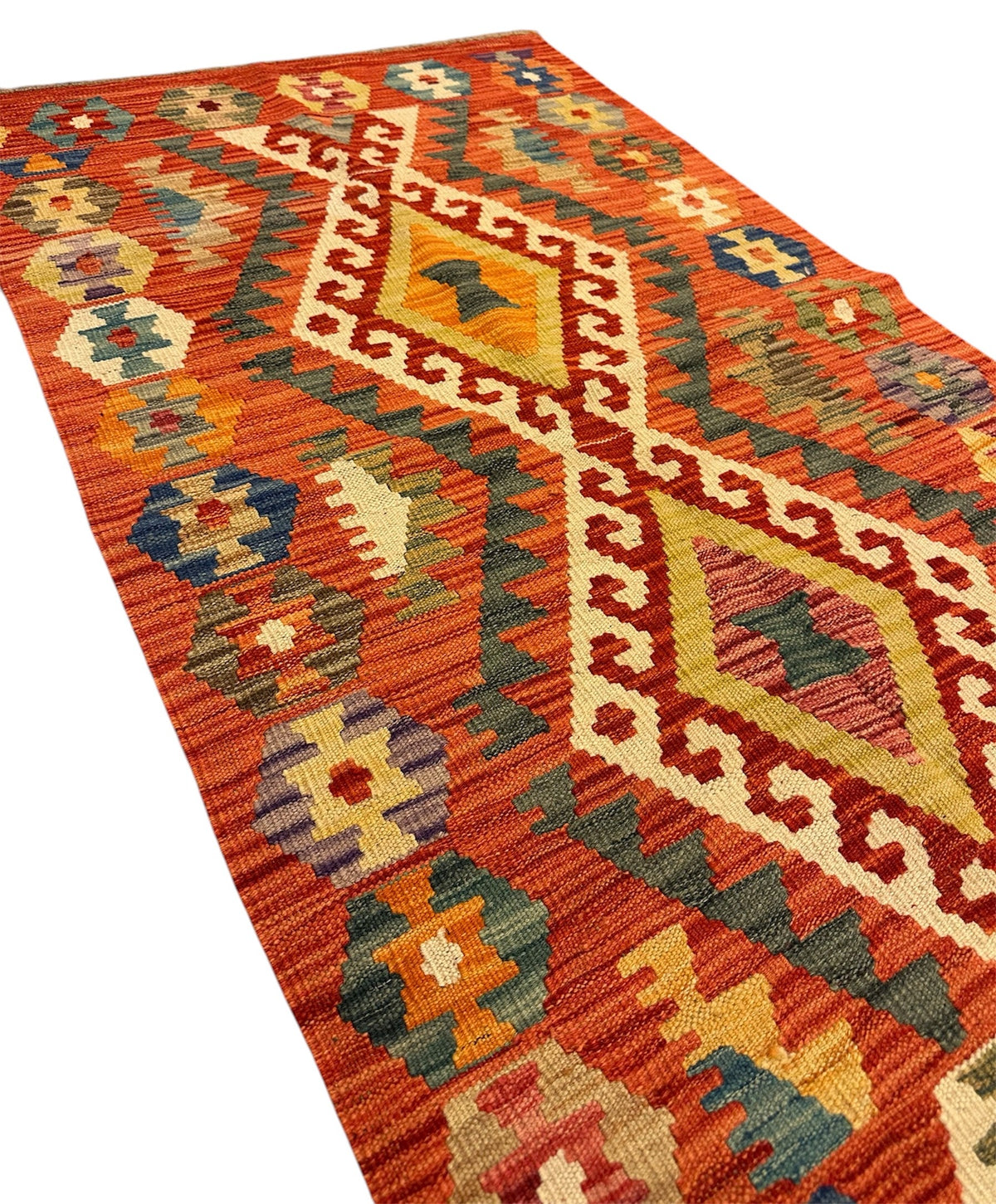 Afghaanse  Handgeweven Kelim 83 X 143 CM
