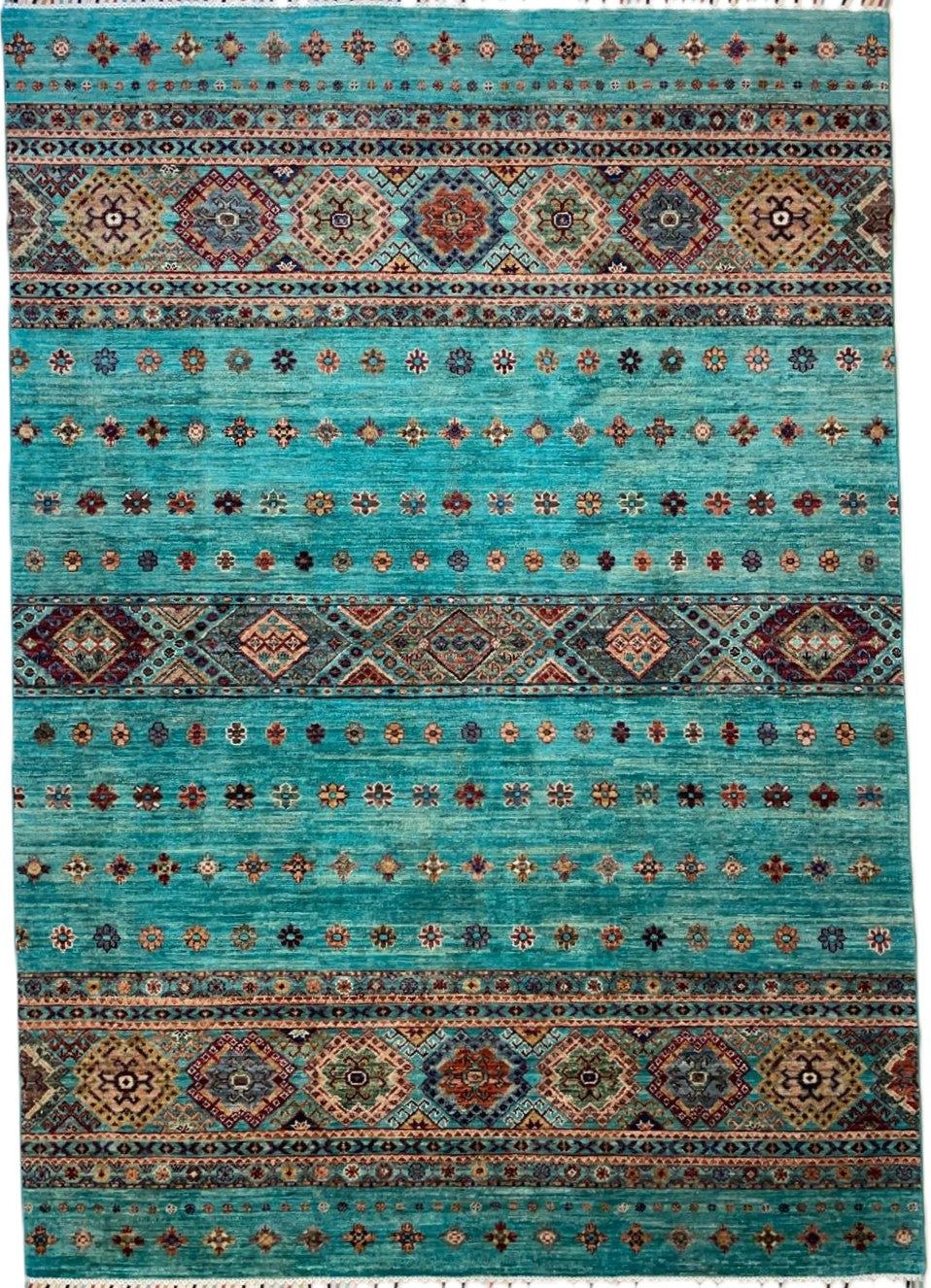 Afghaanse Khorjin Tapijt 178 X 249 CM Handgeknoopt Wol