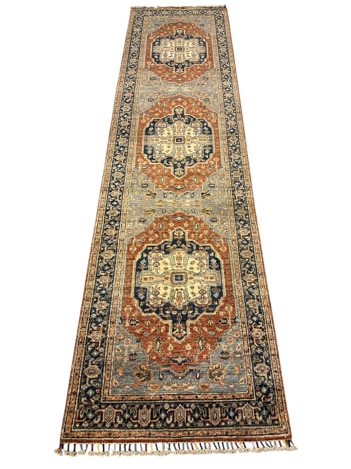 Handgeknoopt Afghaanse Heriz Loper 85 X 322 CM