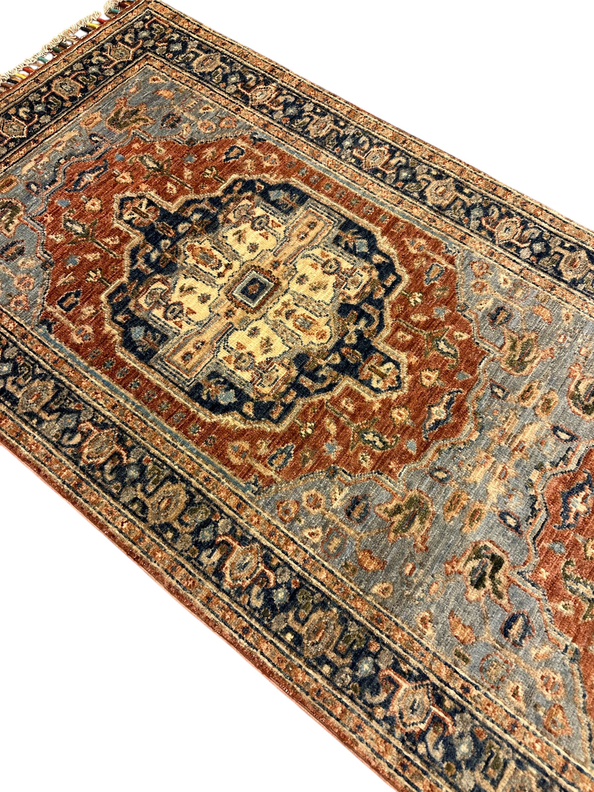 Handgeknoopt Afghaanse Heriz Loper 85 X 322 CM