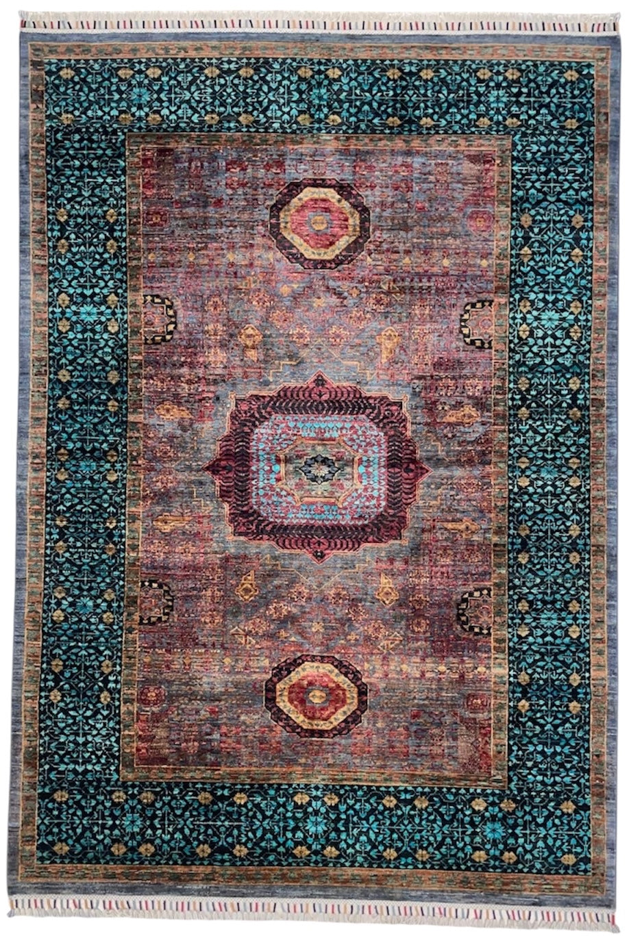 Handgeknoopt Afghaans Mamluk Tapijt 172 X 248 CM