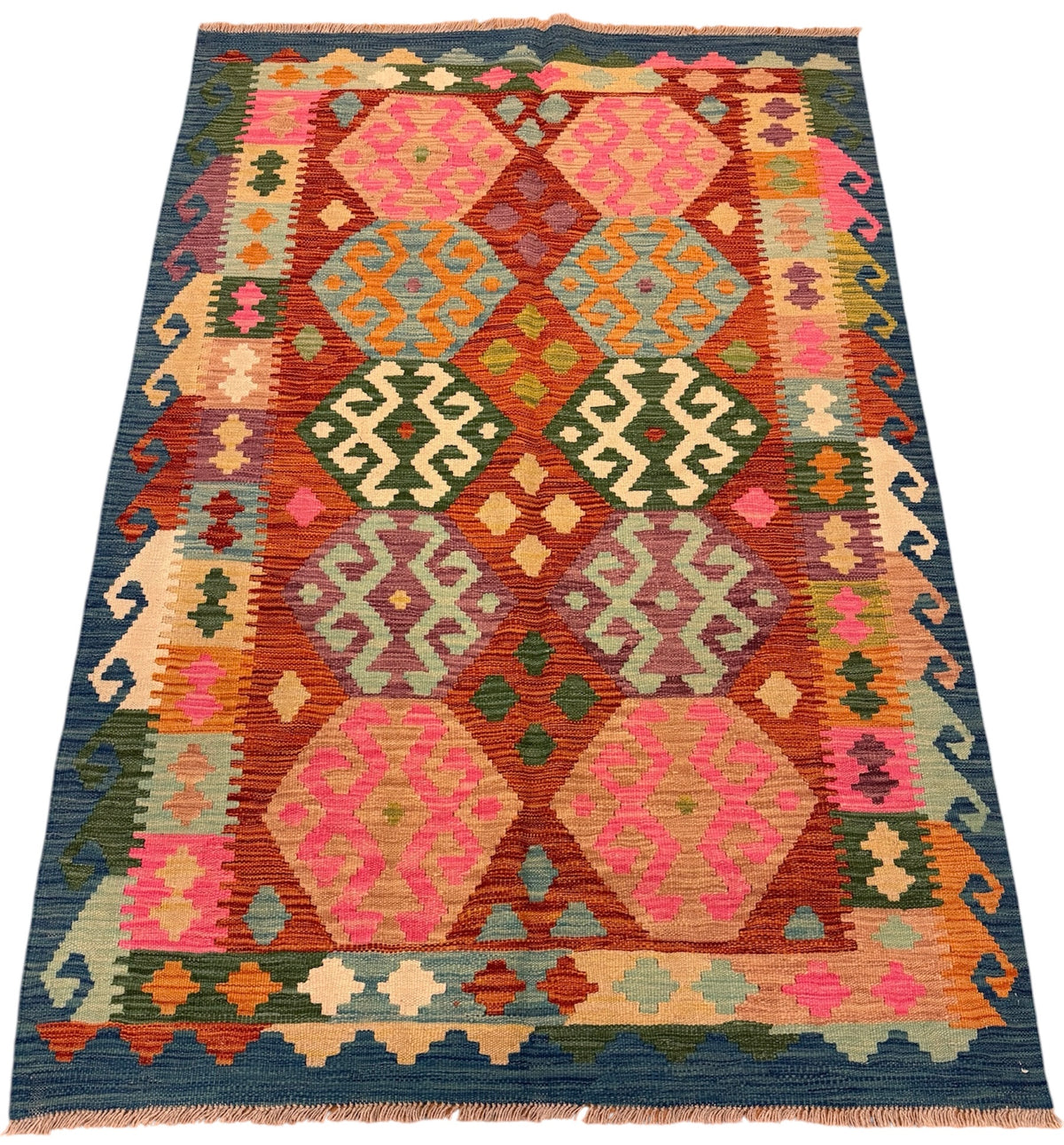 Afghaanse Kelim 125 X 188 CM Handgeweven