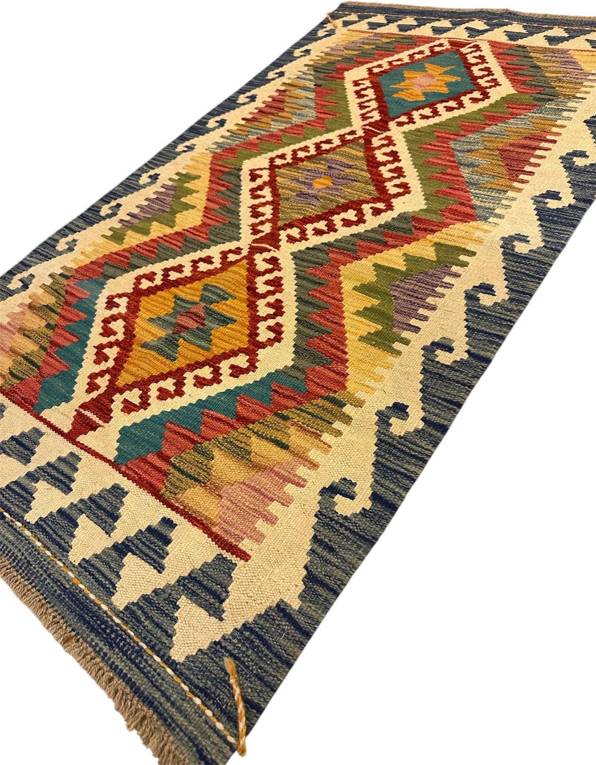 Afghaanse Kelim 81 X 141 CM Handgeweven Wol