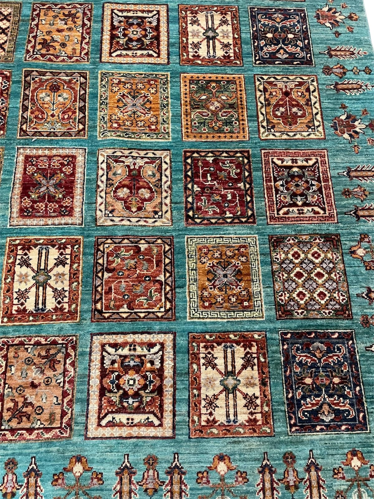 Gabbeh Bakhtiari 174 X 248 CM Handgeknoopt Vloerkleed