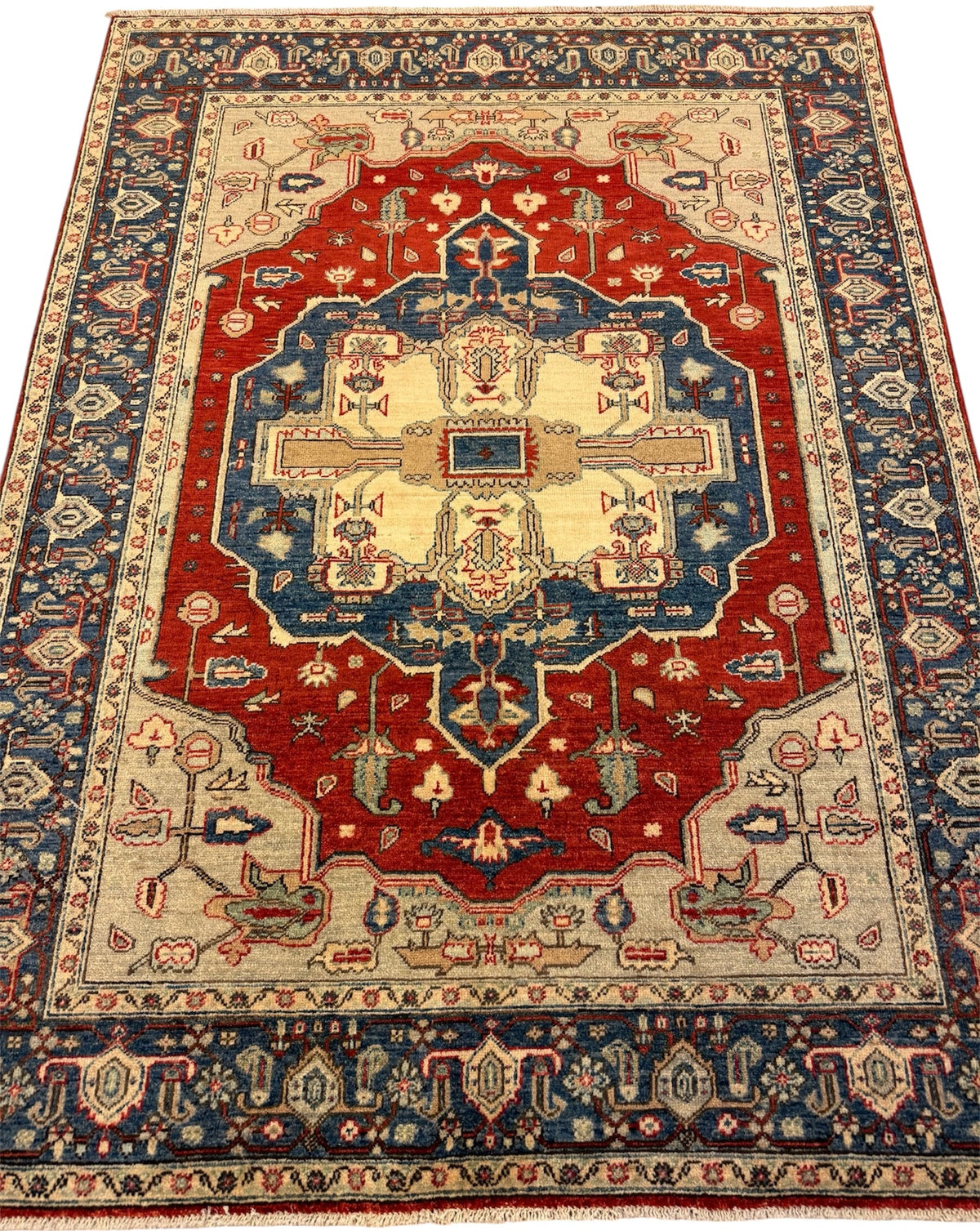 Afghaans Heriz Tapijt  Handgeknoopt 149 X 202 CM