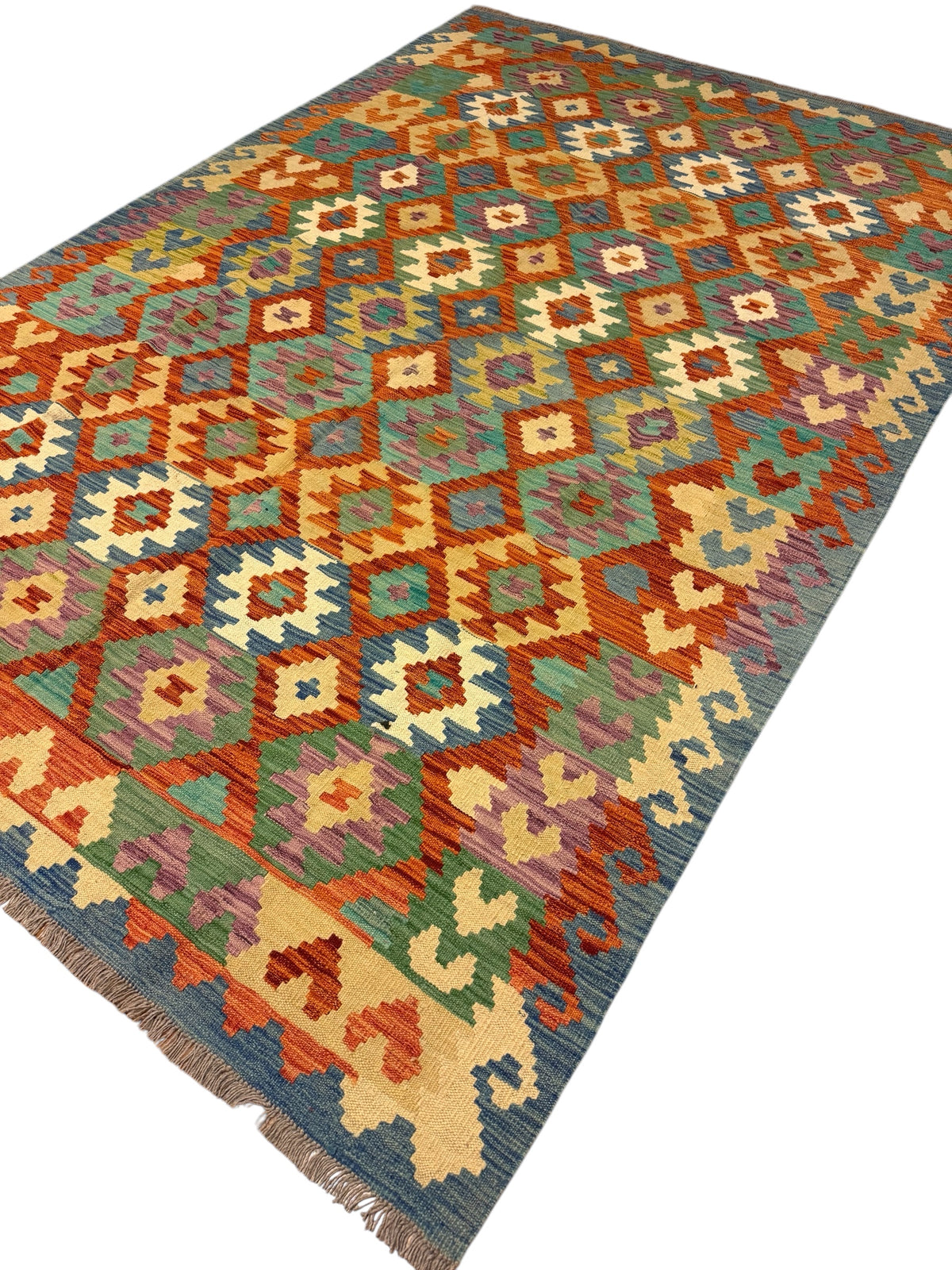 Afghaanse Kelim 204 X 300 CM Handgeweven