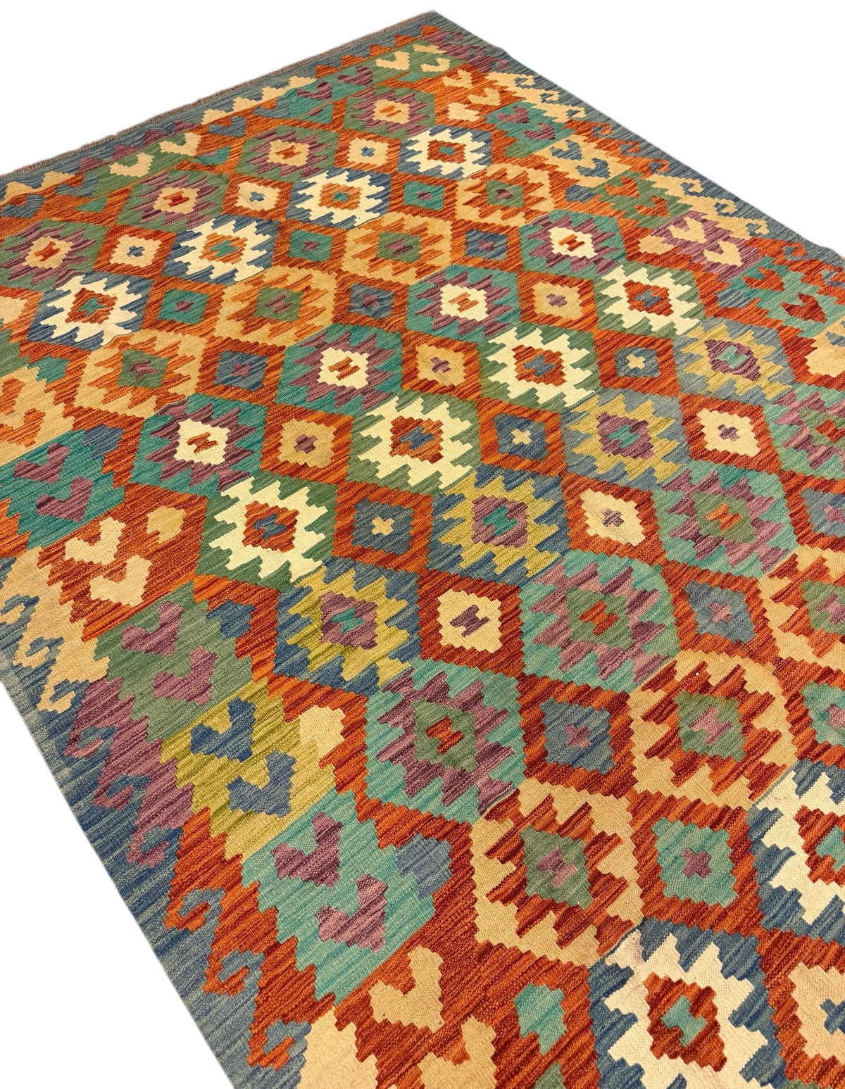Afghaanse Kelim 204 X 300 CM Handgeweven