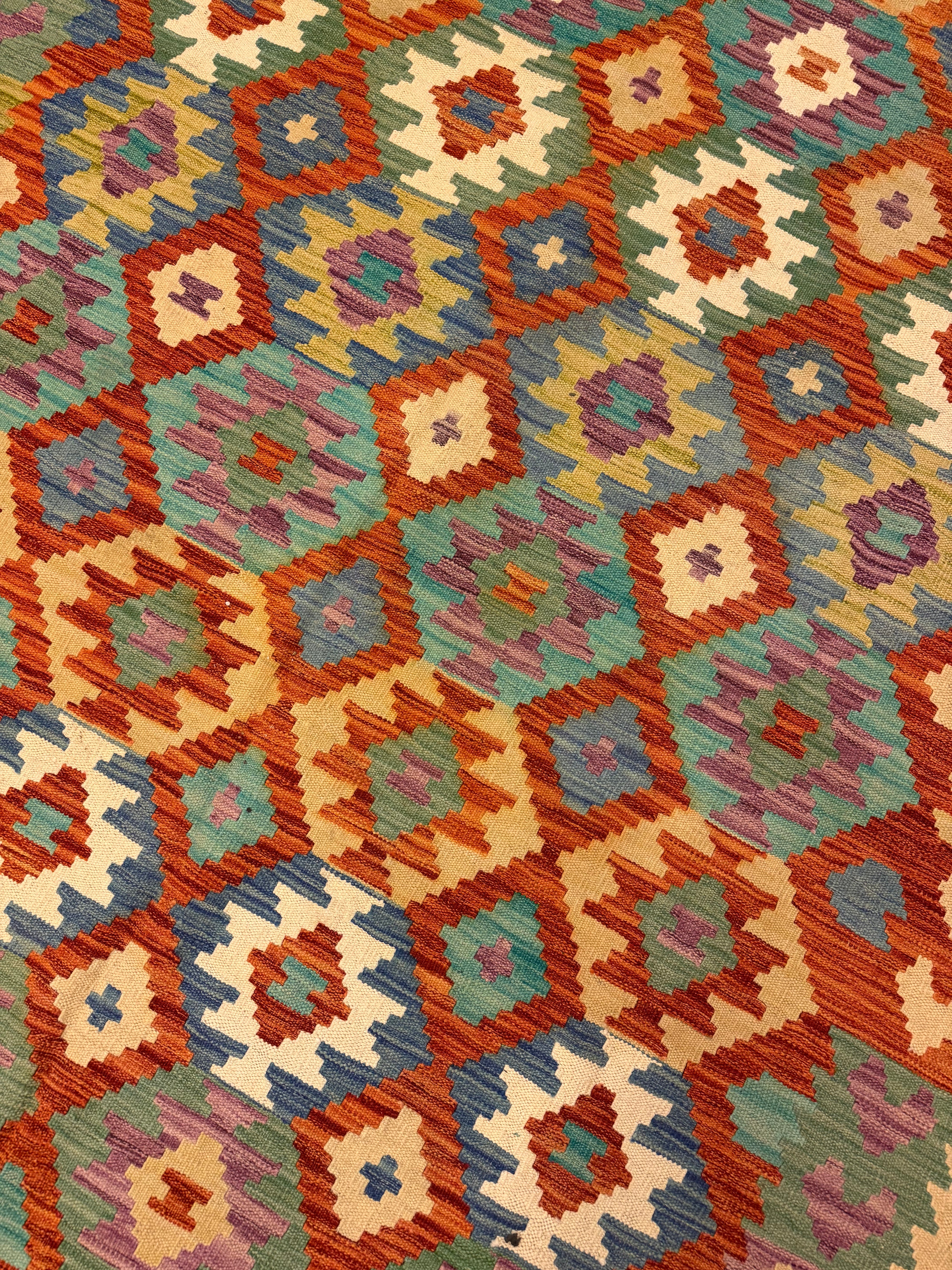 Afghaanse Kelim 204 X 300 CM Handgeweven