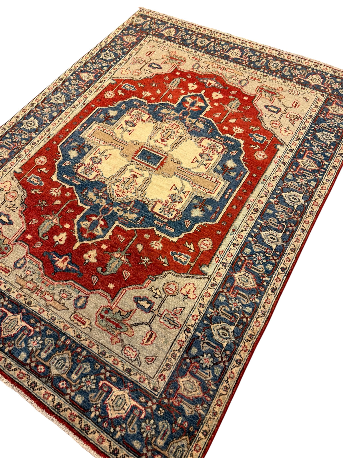 Afghaans Heriz Tapijt  Handgeknoopt 149 X 202 CM