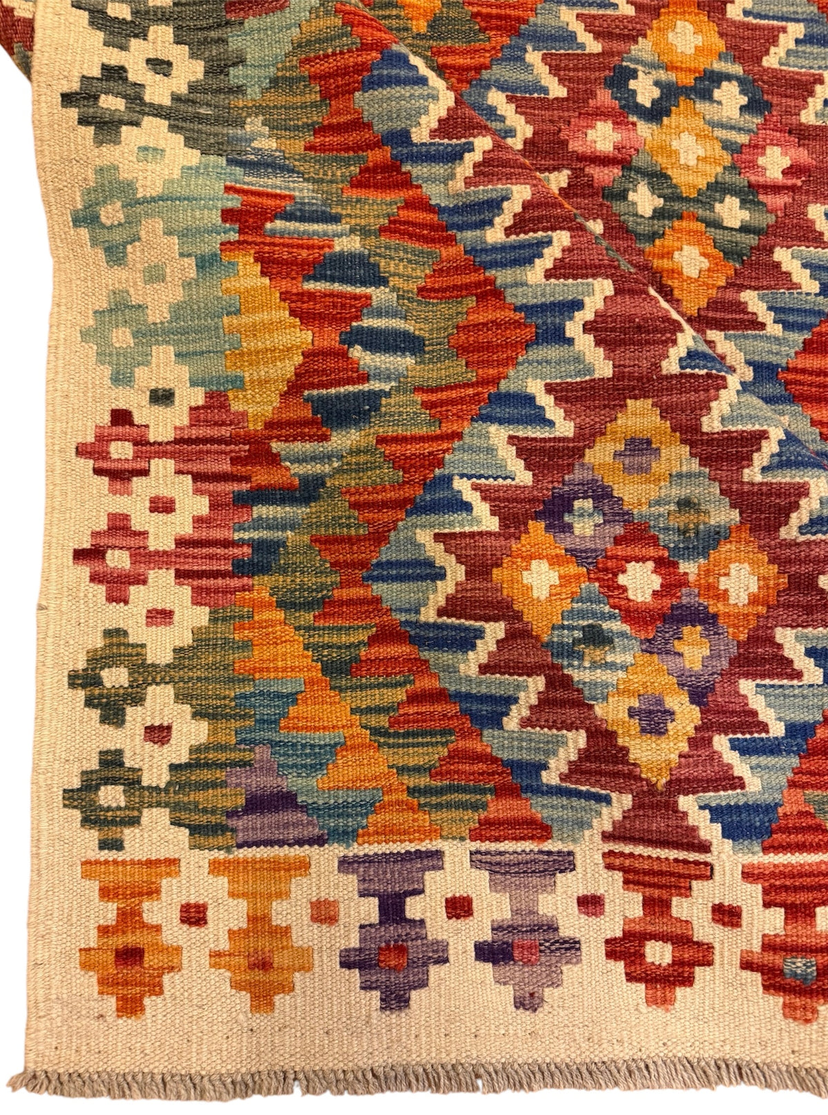 Afghaanse Kelim 126 X 173 CM Handgeweven