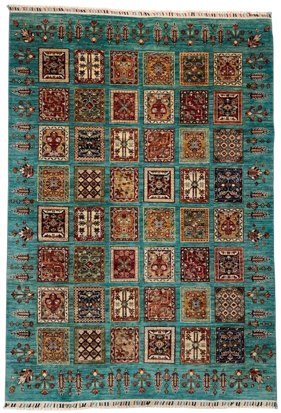 Gabbeh Bakhtiari 174 X 248 CM Handgeknoopt Vloerkleed