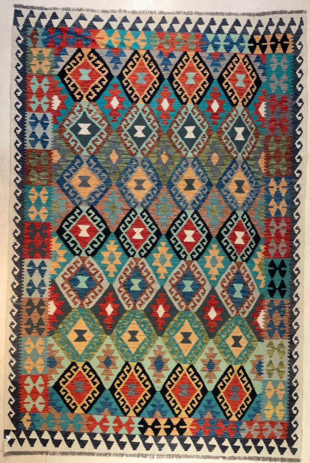 Afghaanse Kelim 197 X 297 CM Handgeweven