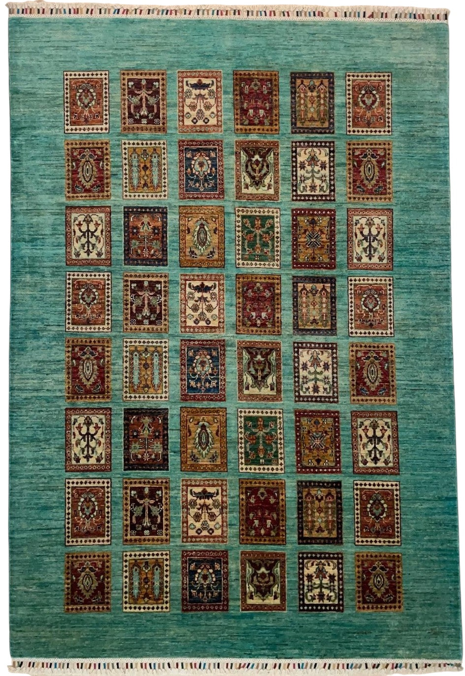 Gabbeh Bakhtiari Tapijt 174 X 251 CM Handgeknoopt