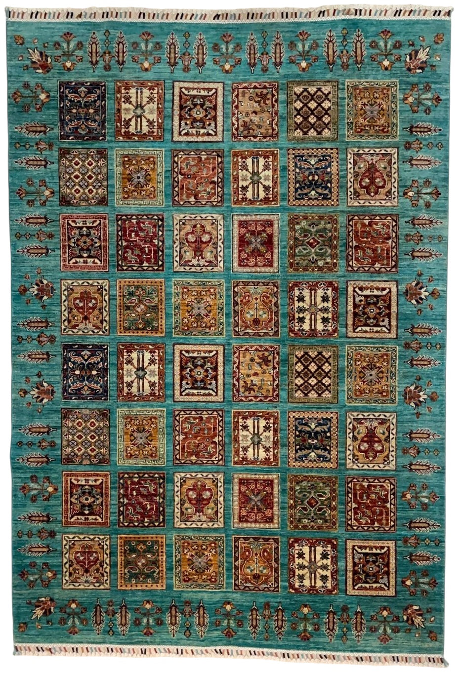 Gabbeh Bakhtiari 174 X 248 CM Handgeknoopt Vloerkleed