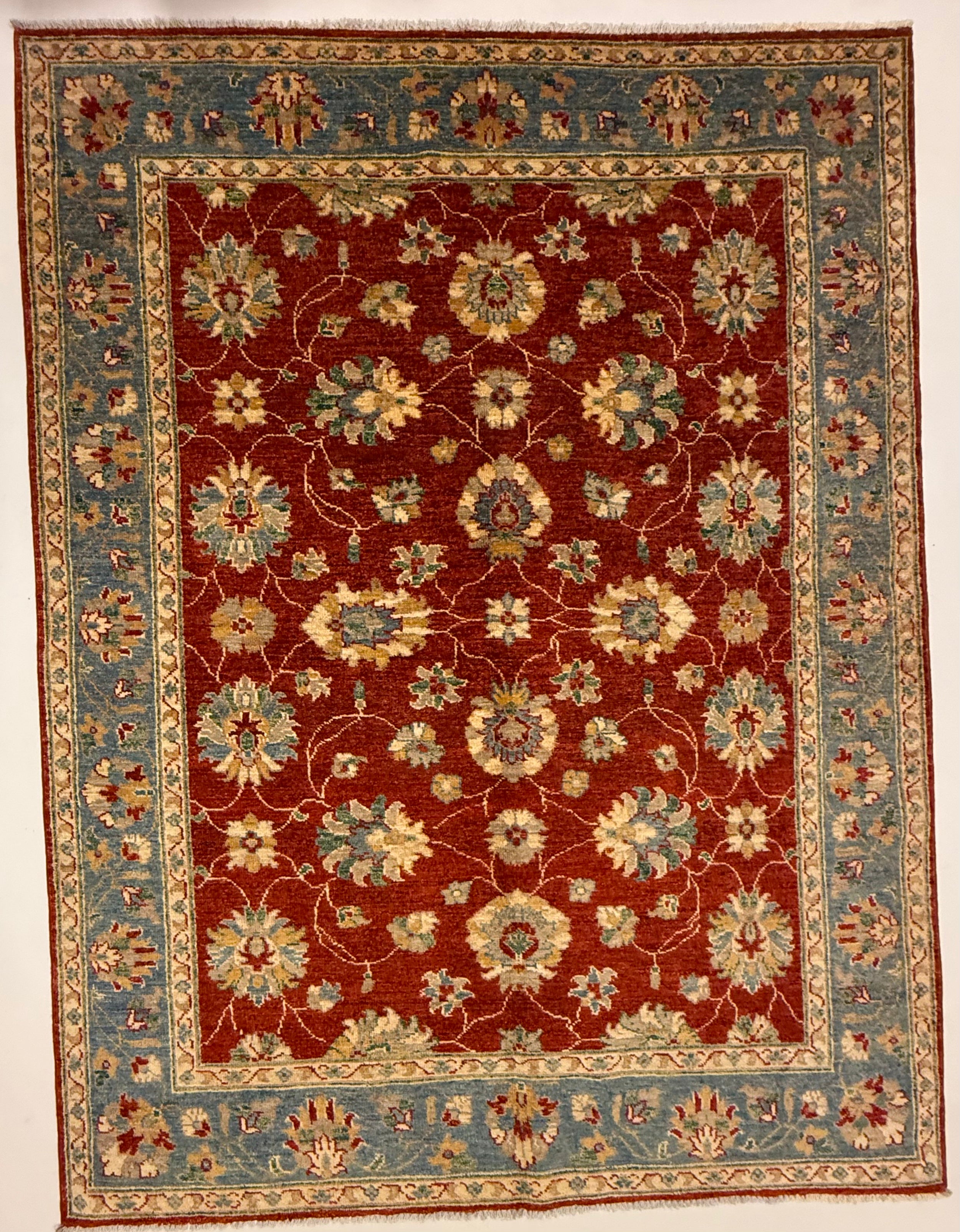 Afghaans Handgeknoopt Ziegler 151 X 198 CM