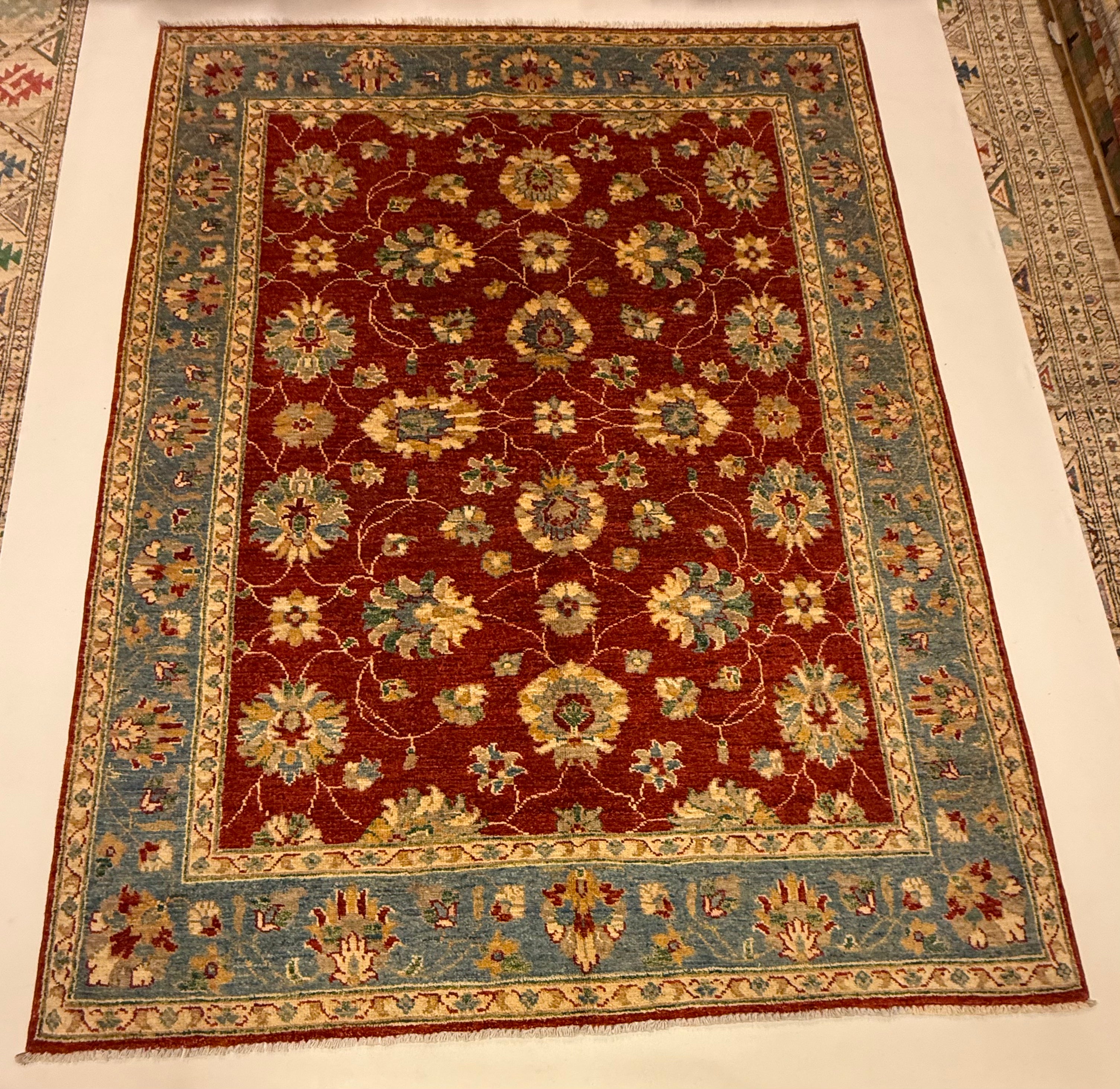 Afghaans Handgeknoopt Ziegler 151 X 198 CM