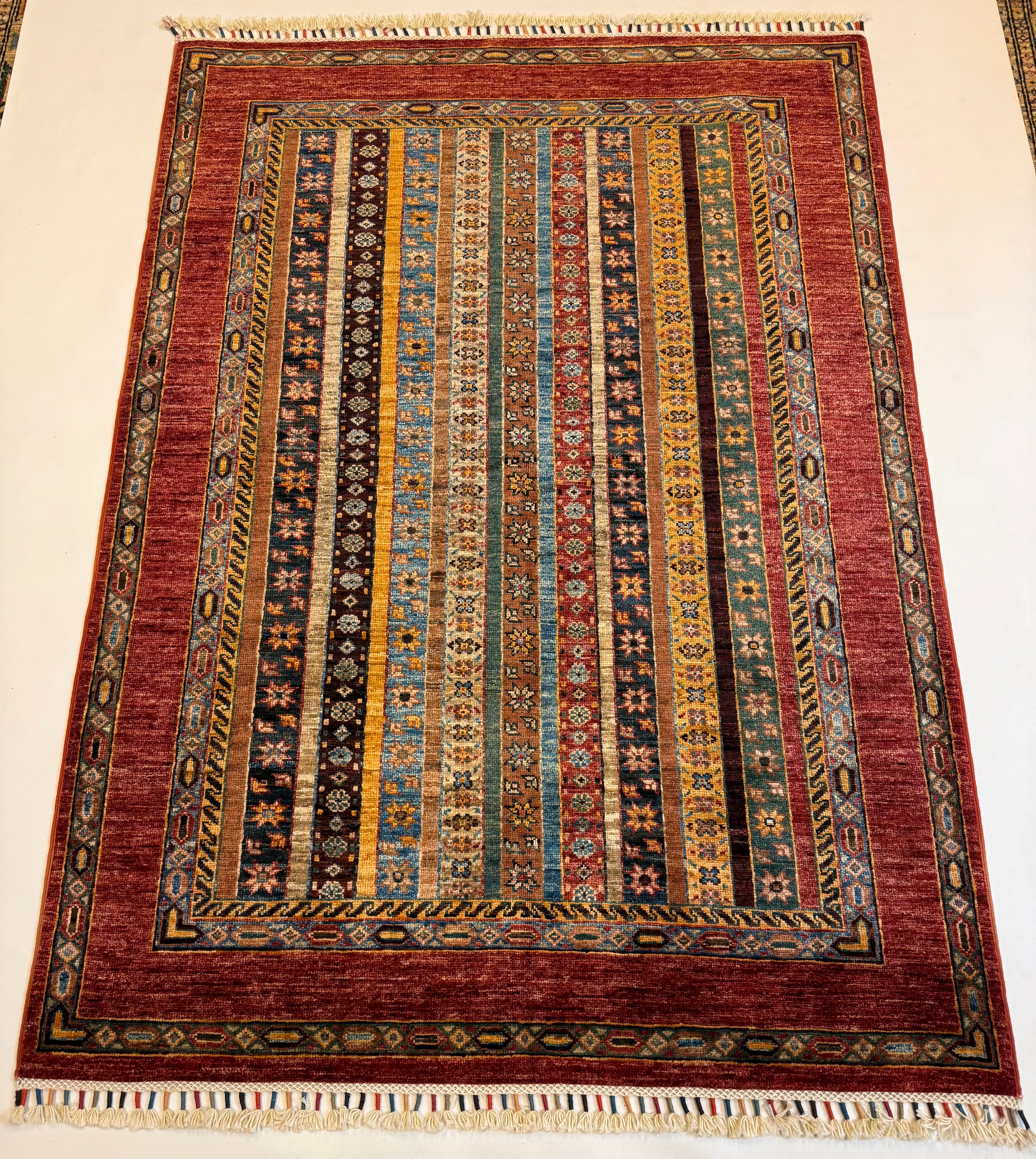 Afghaans Handgeknoopt Khurjin  128 X 180 CM