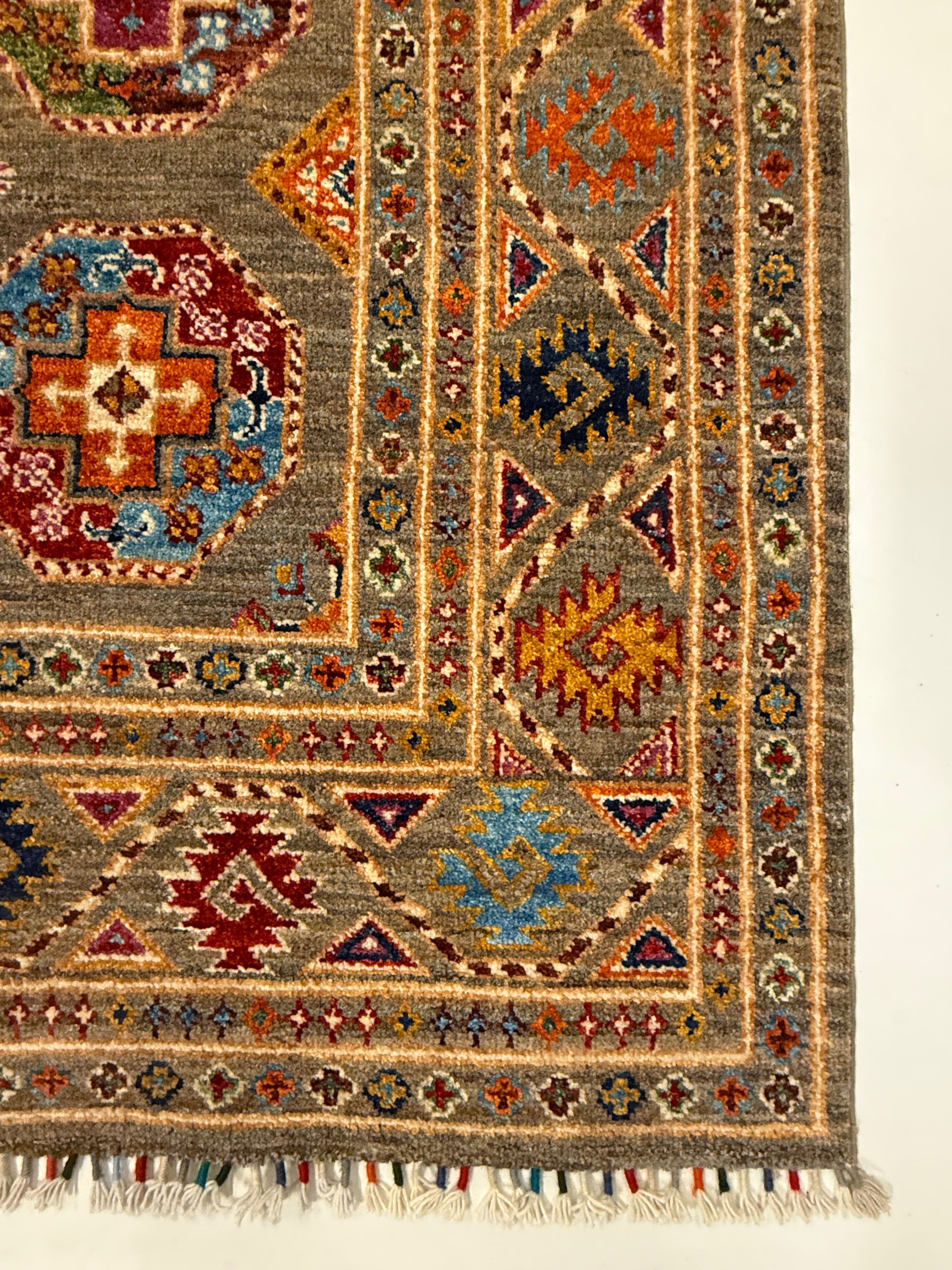 Handgeknoopt Super Kazak Tapijt 120 X 180 CM