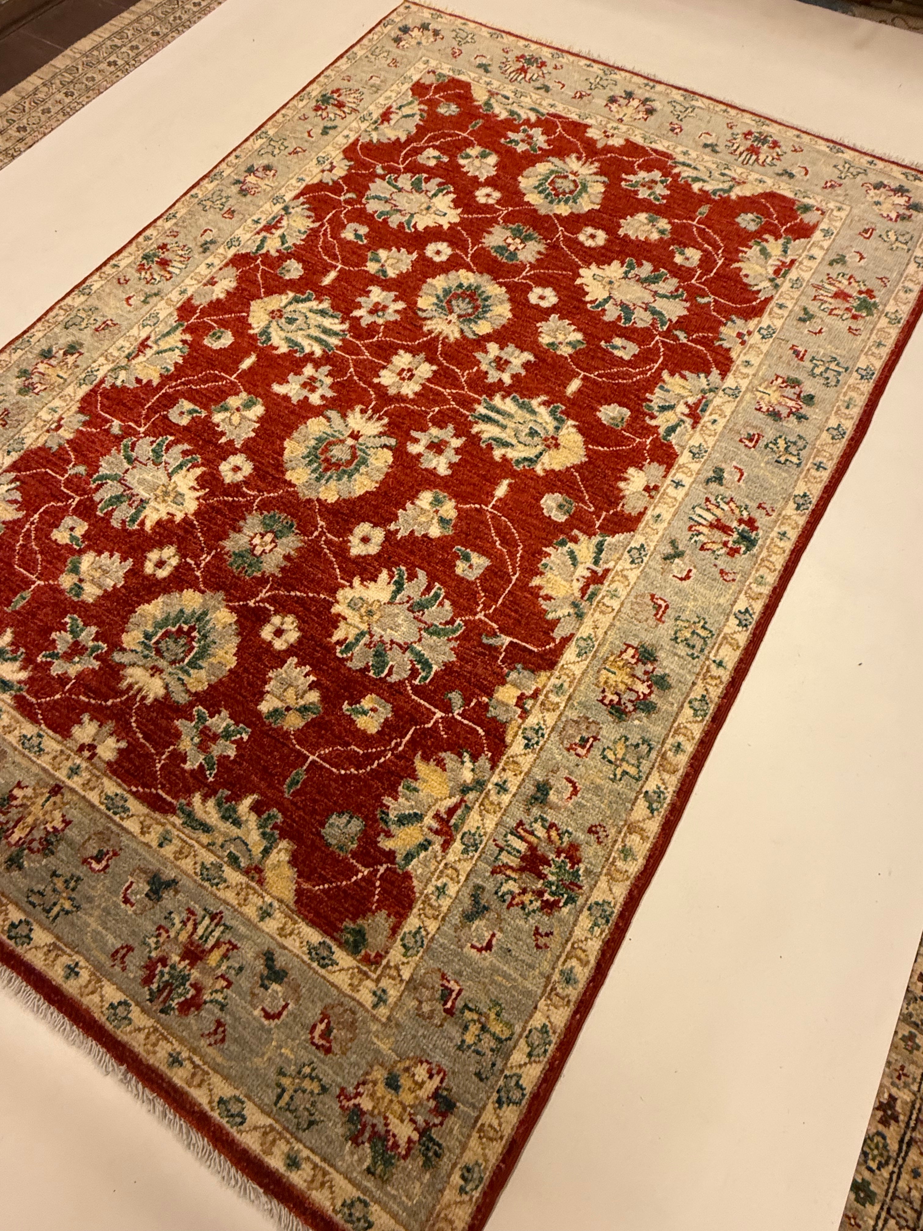Handgeknoopt Ziegler Tapijt 122 X 180 CM