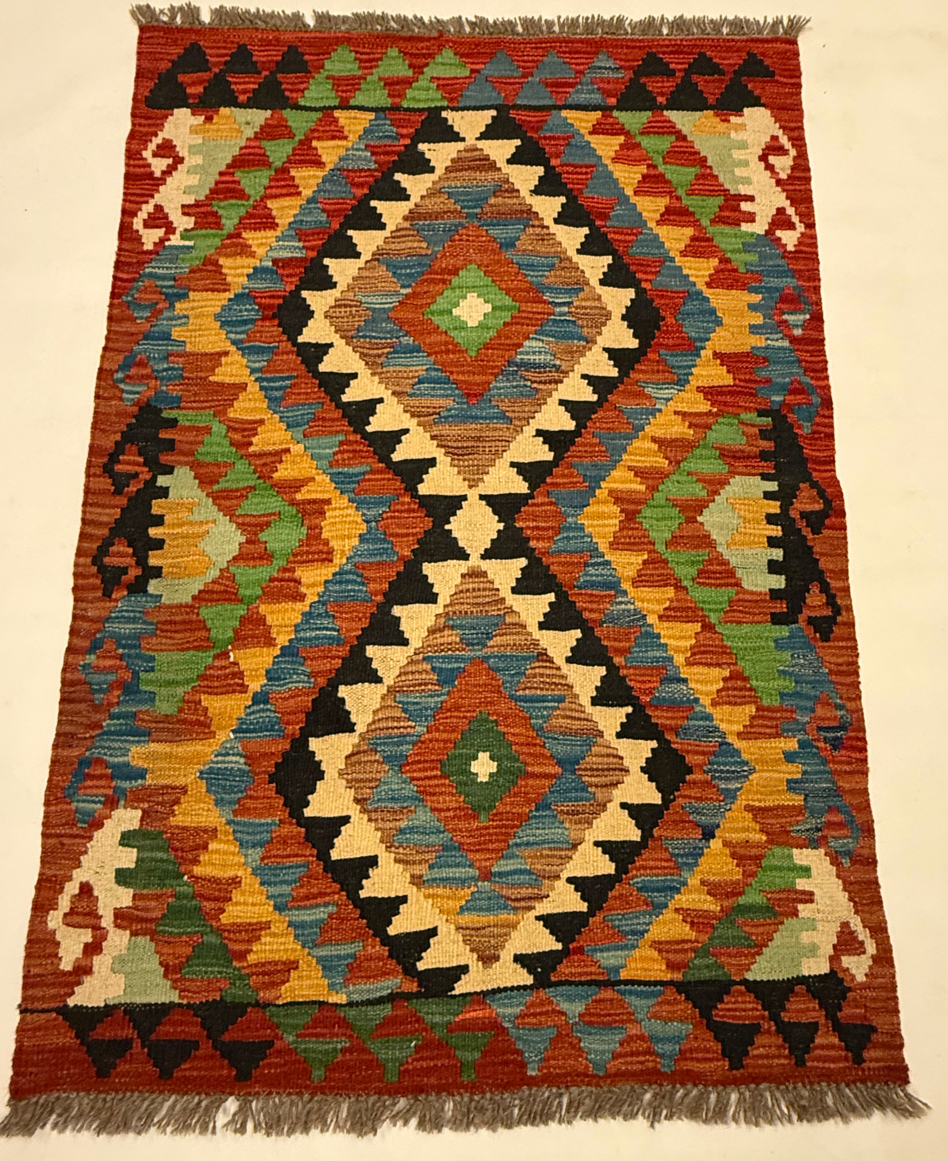 Afghaanse Kelim 76 X 115 CM Handgeweven