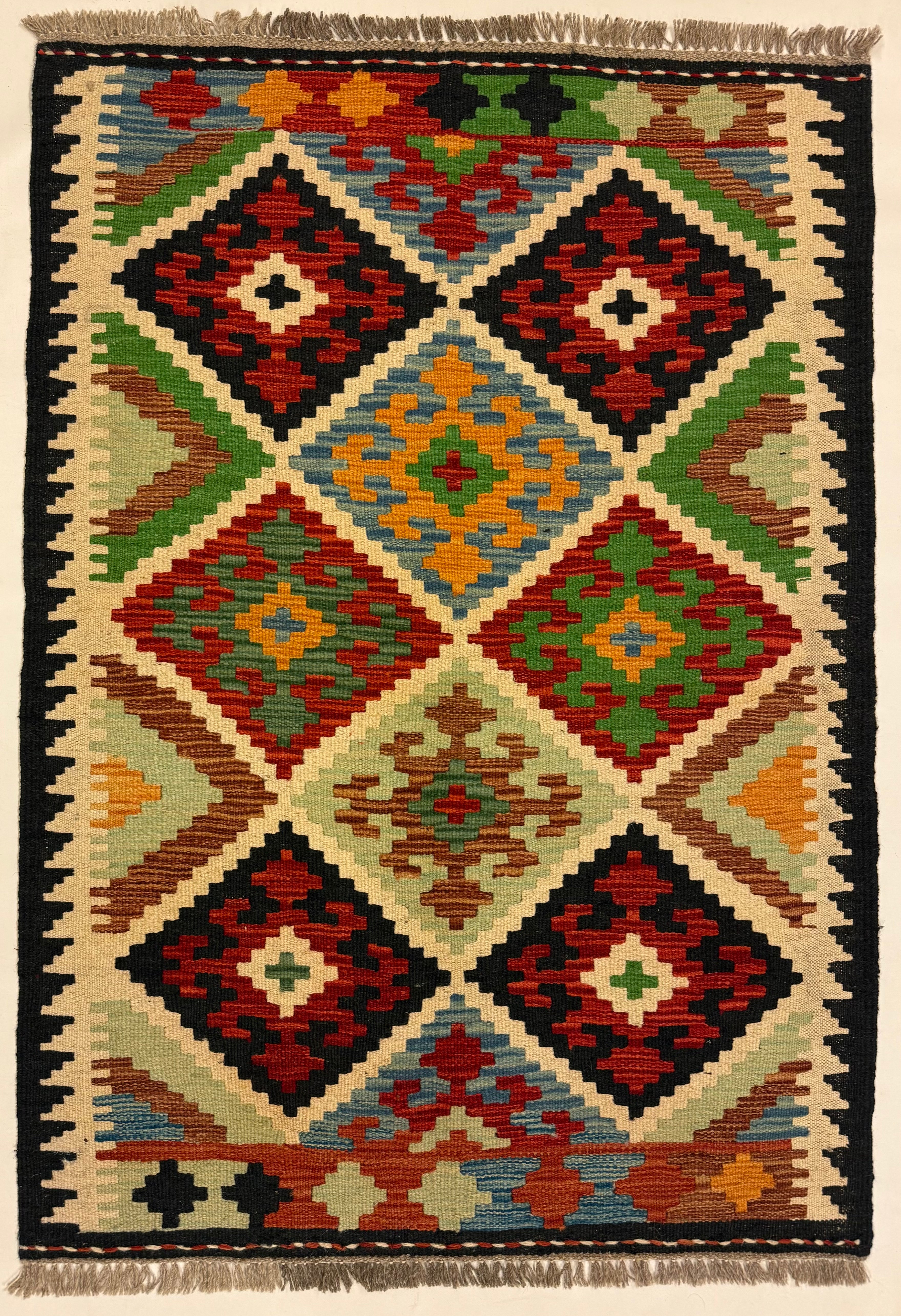 Afghaanse Kelim Handgeweven 82 X 120 CM